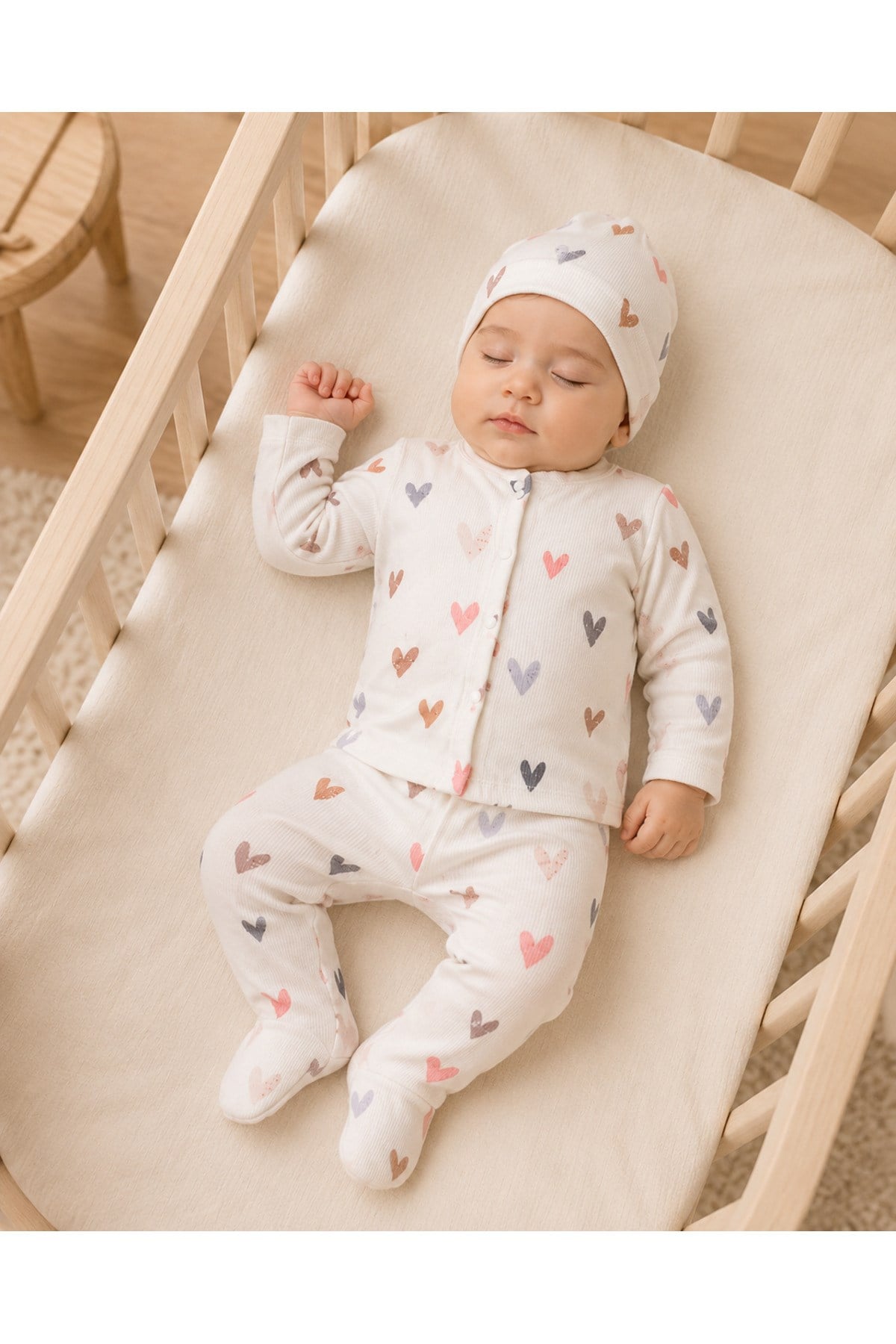 Kız Bebek 5li hastahane çıkış seti