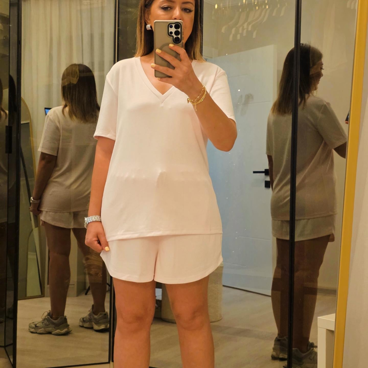BELİ LASTİKLİ ŞORT TAKIM 
