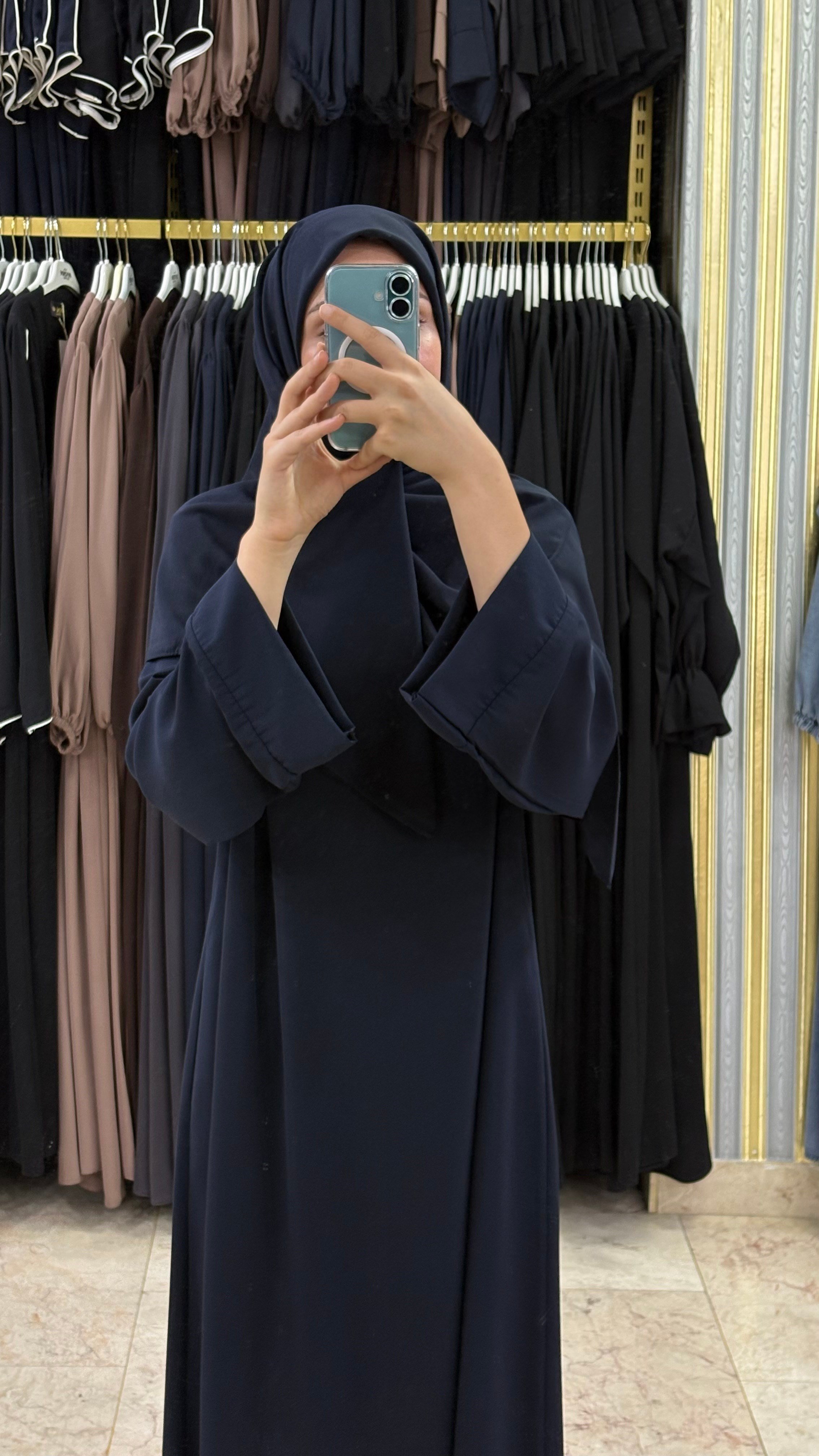 ABAYA ELBİSE LACİVERT
