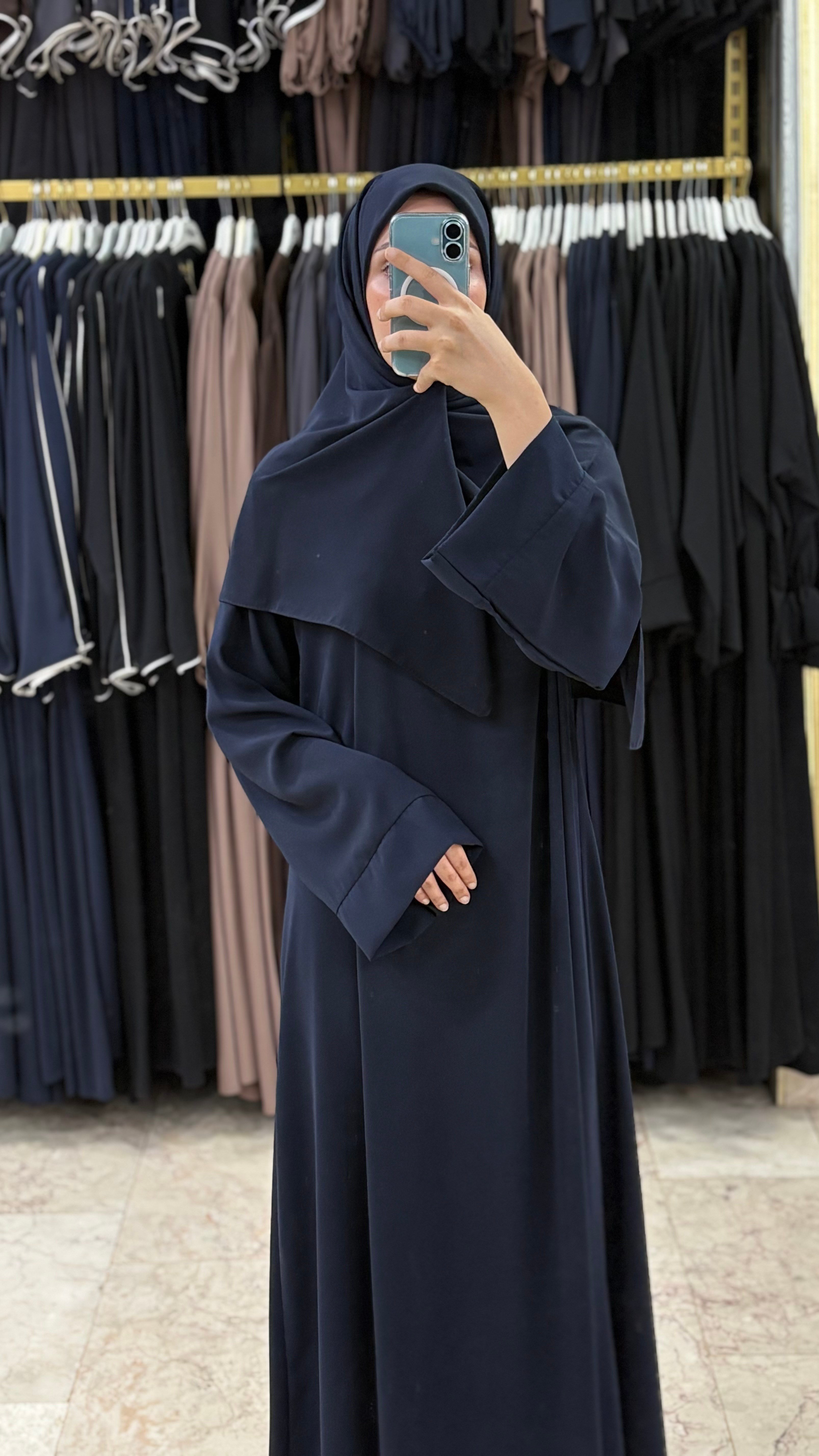 ABAYA ELBİSE LACİVERT