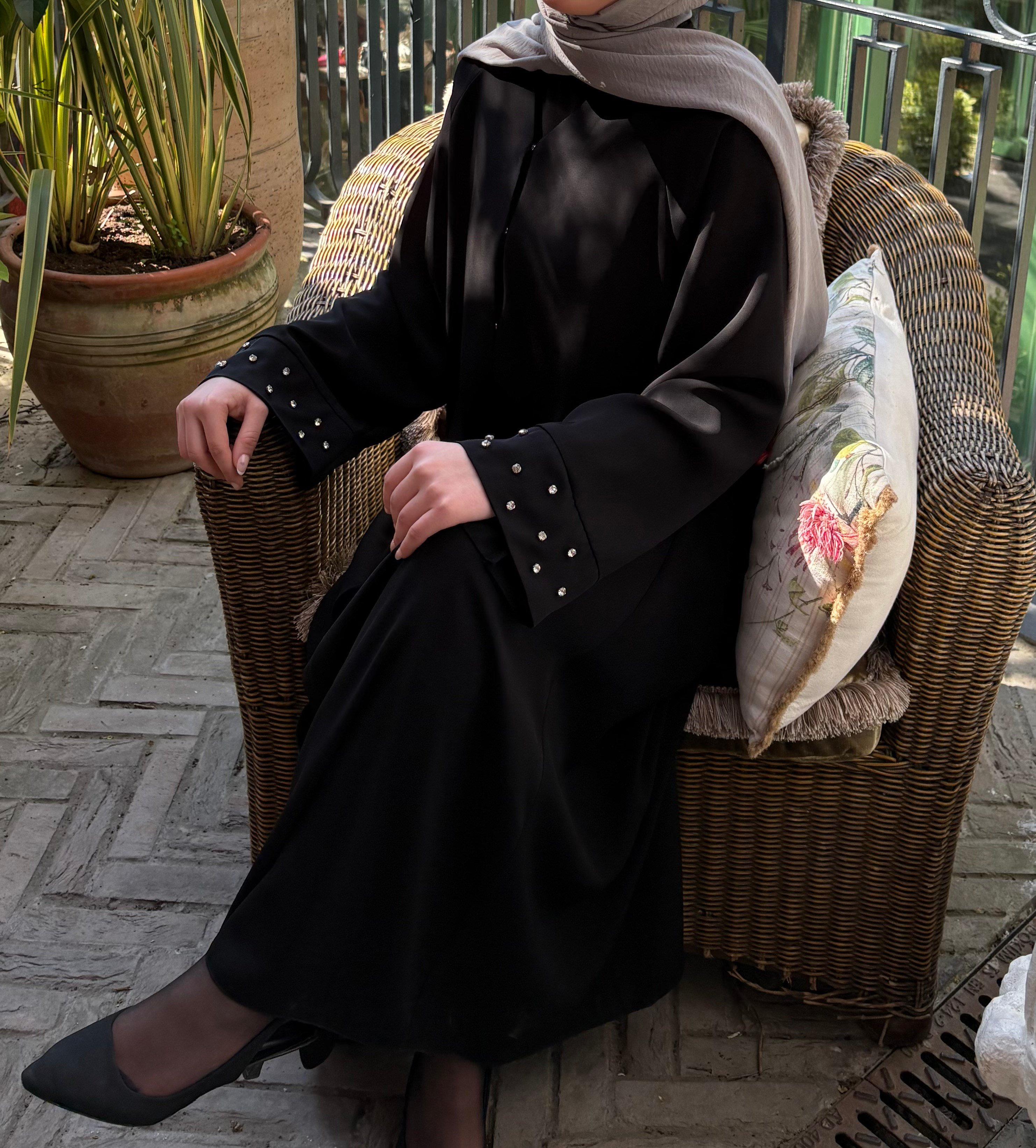 KRİSTAL ABAYA OVAL TAŞ 