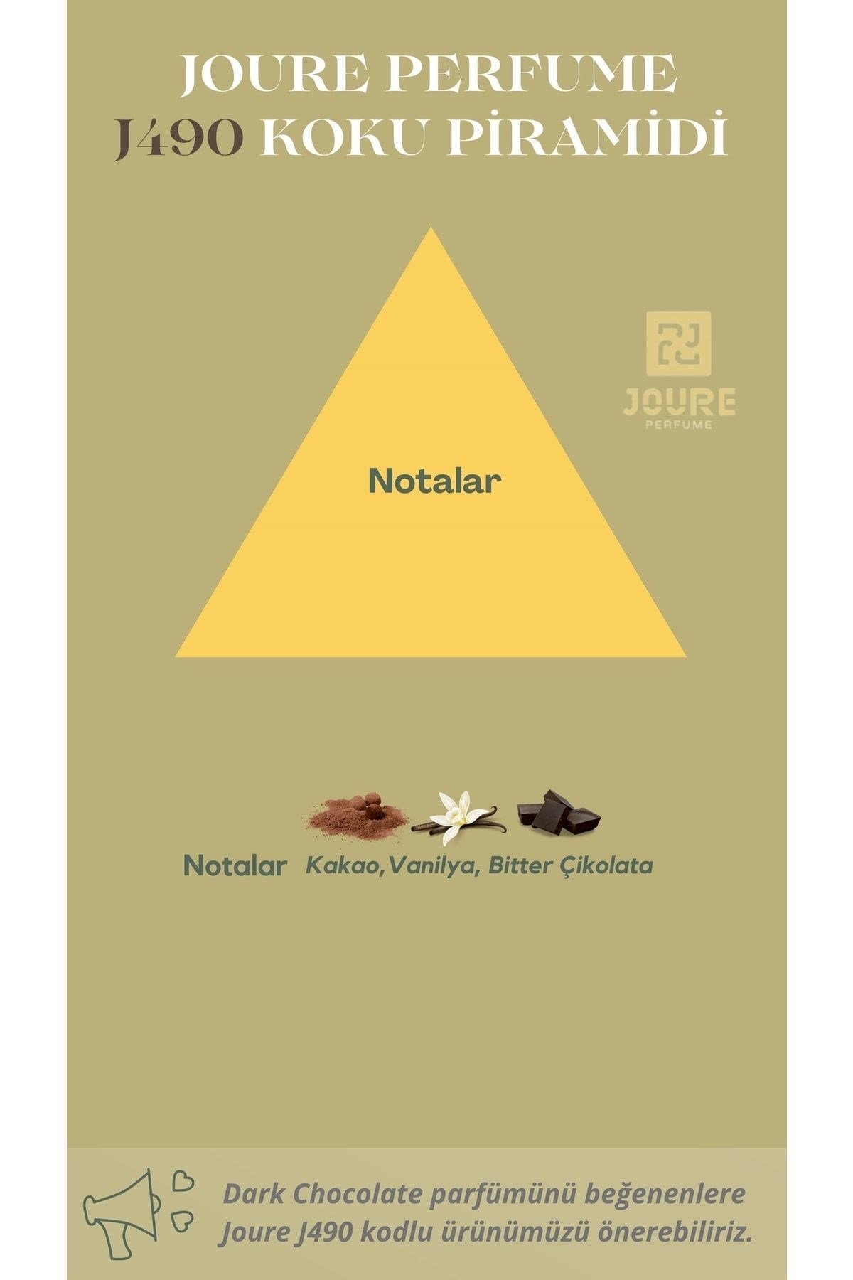 Joure - J490vanilya Kakao Bitter Çikolata Kokulu 50ml Kalıcı Edp Unısex Parfüm