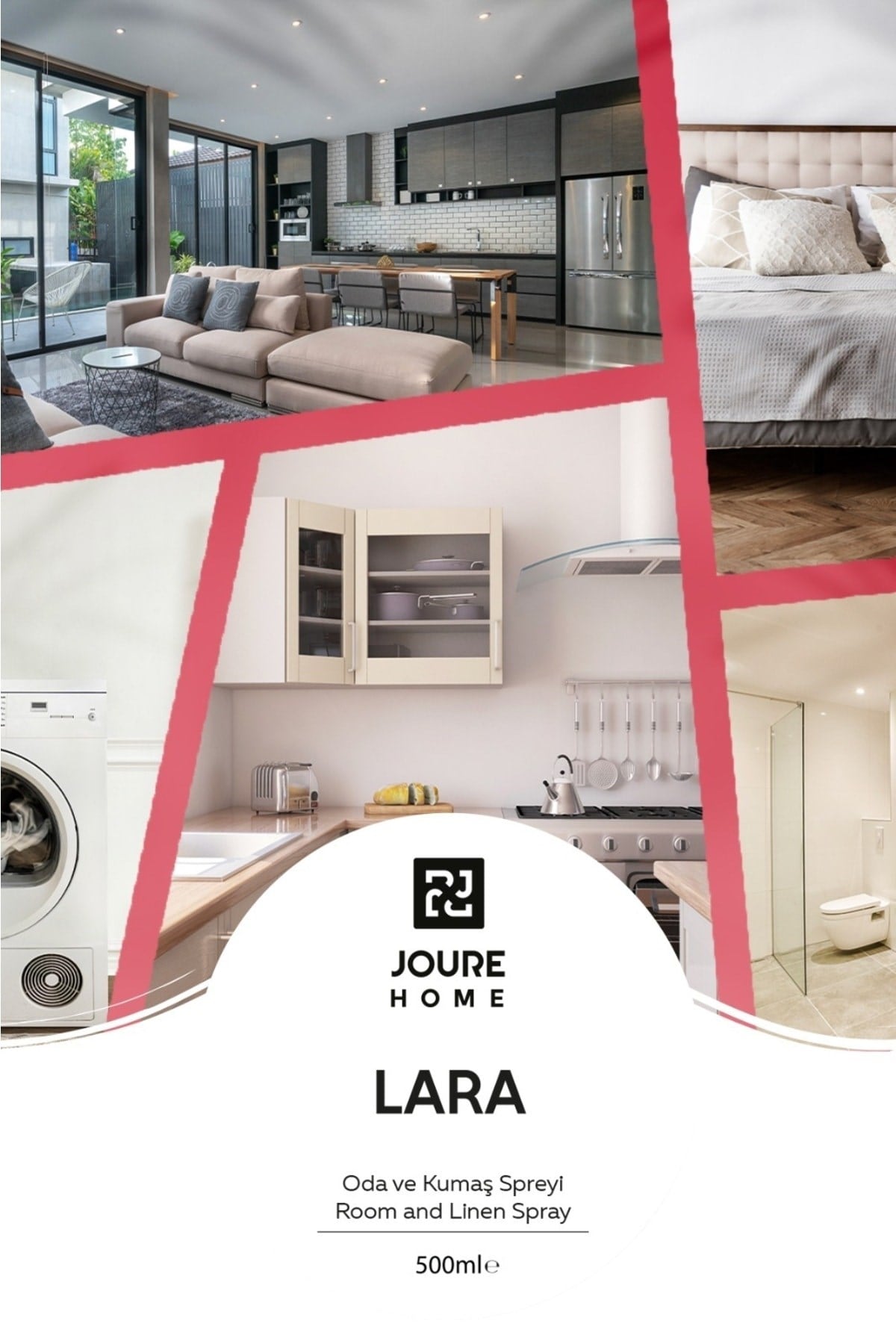 Lara Oda Ve Kumaş Spray - Kötü Koku Giderici, Hava Ferahlatıcı, Kalıcı 500 ml