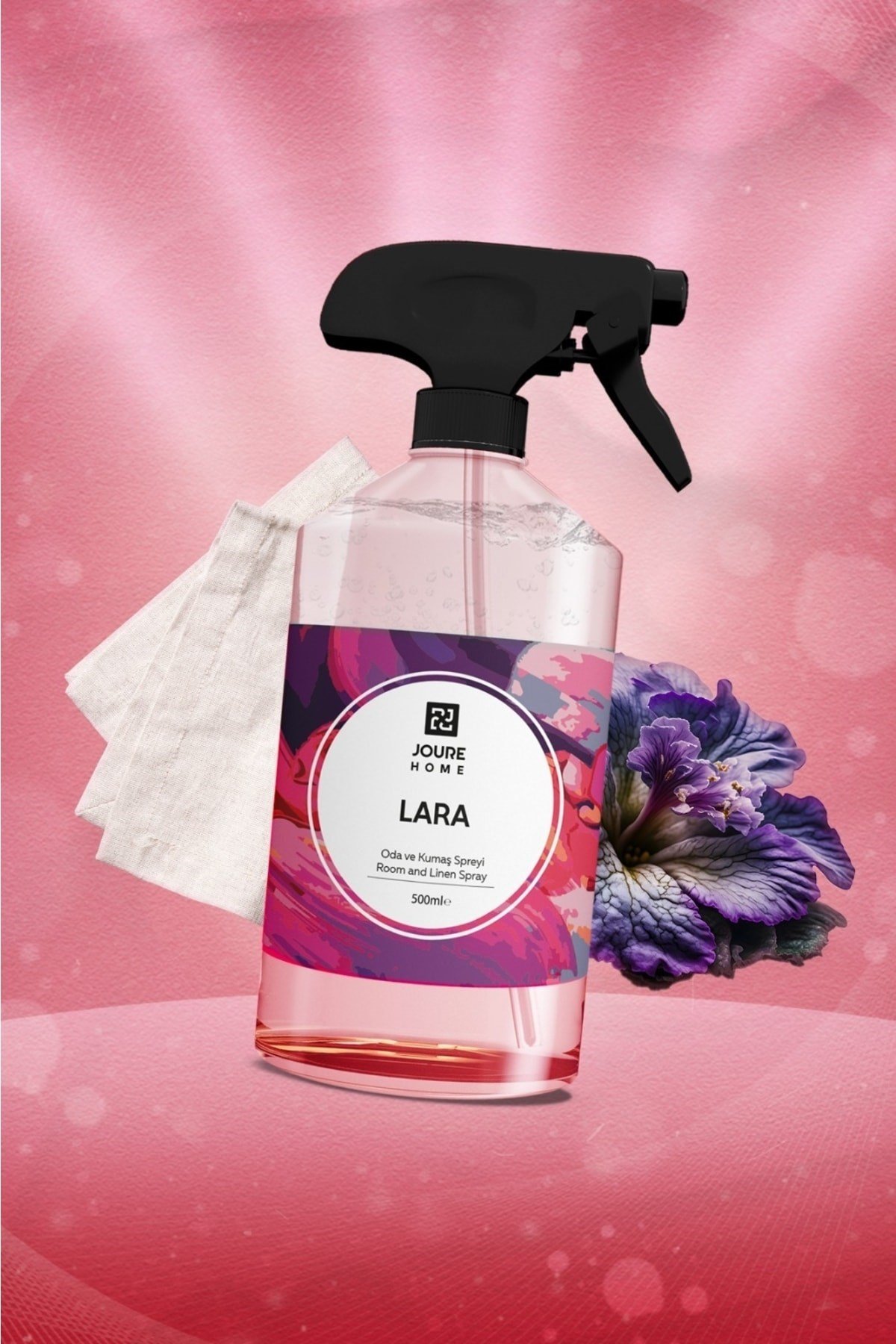 Lara Oda Ve Kumaş Spray - Kötü Koku Giderici, Hava Ferahlatıcı, Kalıcı 500 ml