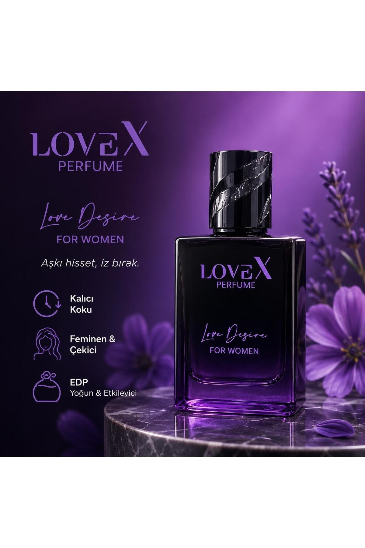 LOVEX Love Desire For Women 50 ml Çekici ve Kalıcı Parfüm