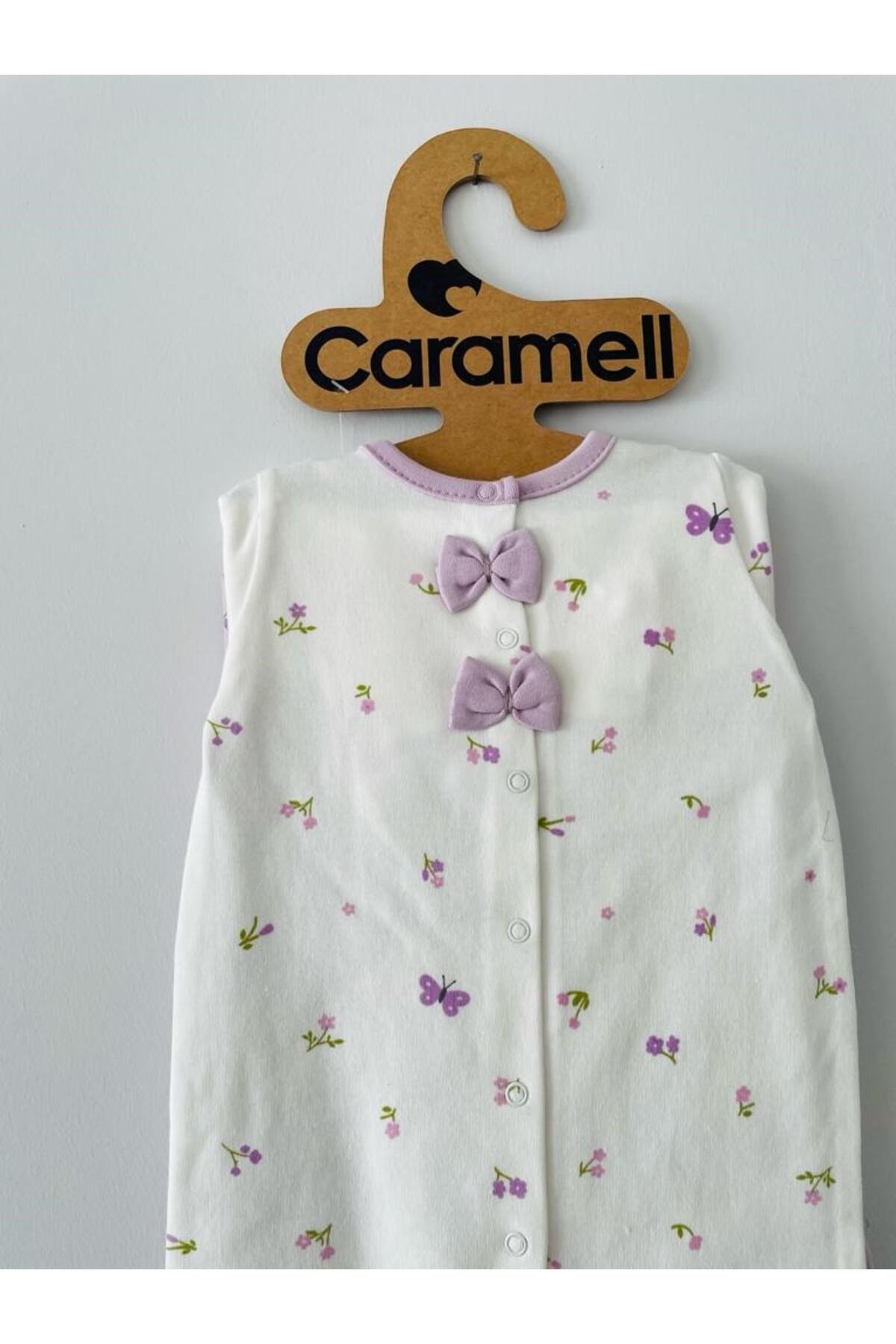 %100 Pamuk 4lü Set Hastane Çıkışı Tulumlu Lila