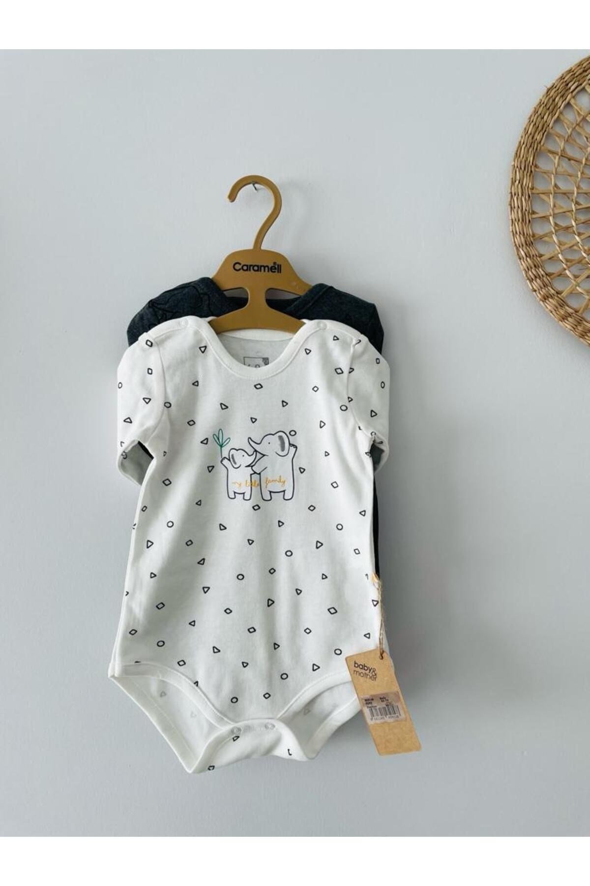 %100 Pamuk Body ERKEK BEBEK (FÜME)