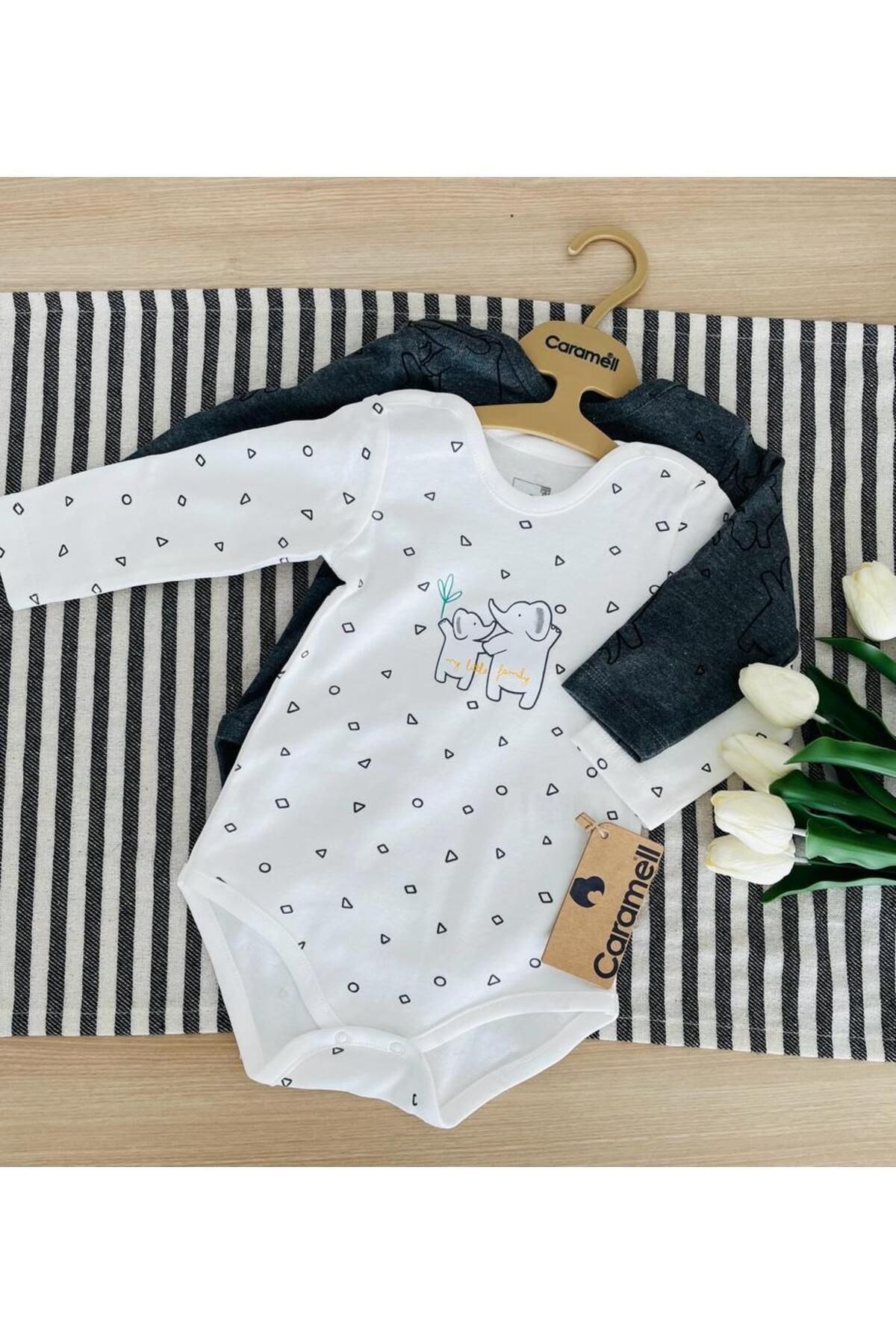 %100 Pamuk Body ERKEK BEBEK (FÜME)