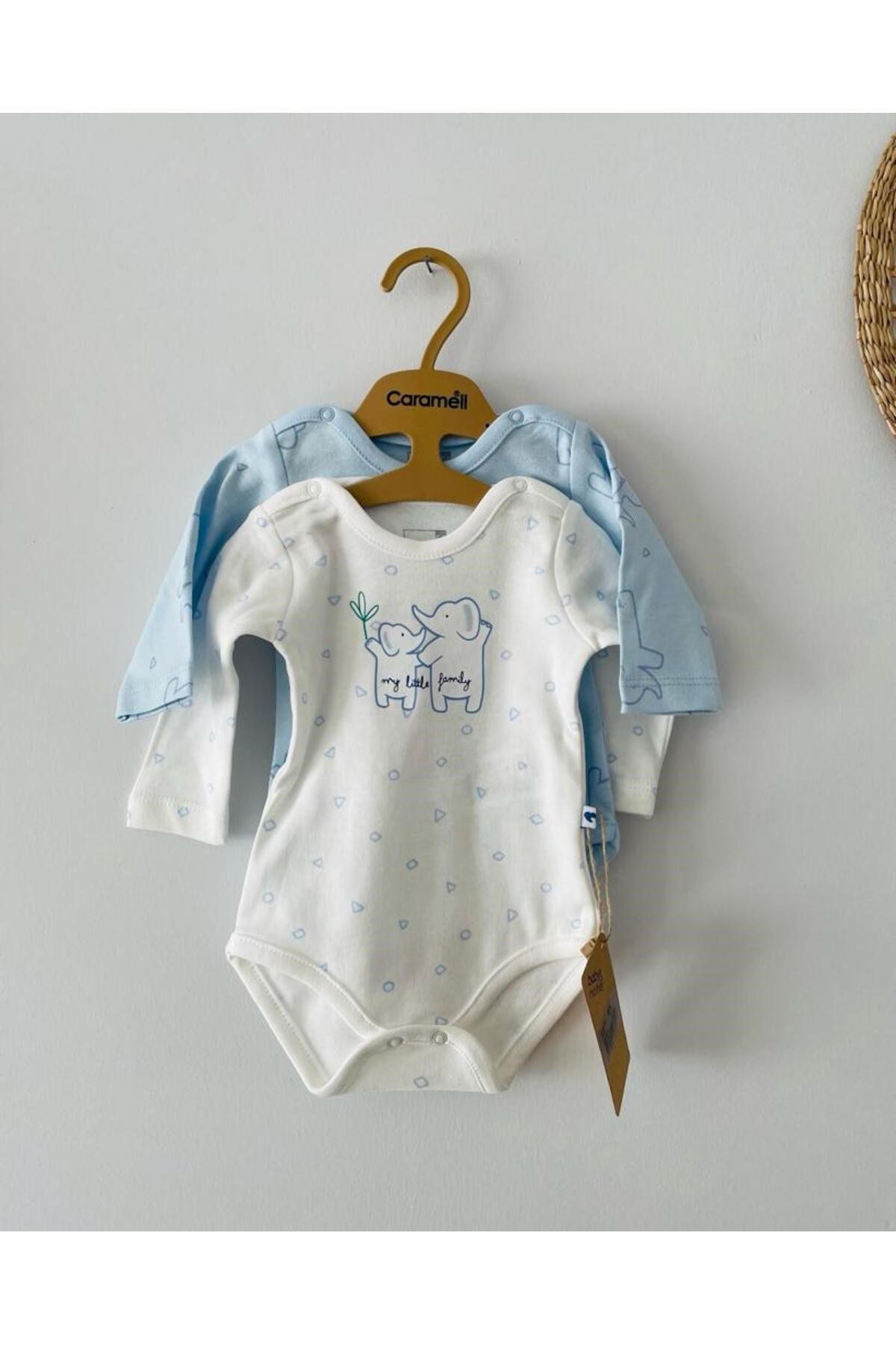 %100 Pamuk Body ERKEK BEBEK (MAVİ)
