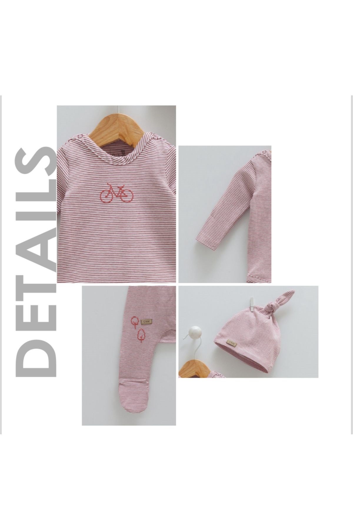 %100 Pamuk Body Pantolon Şapka (KİREMİT)