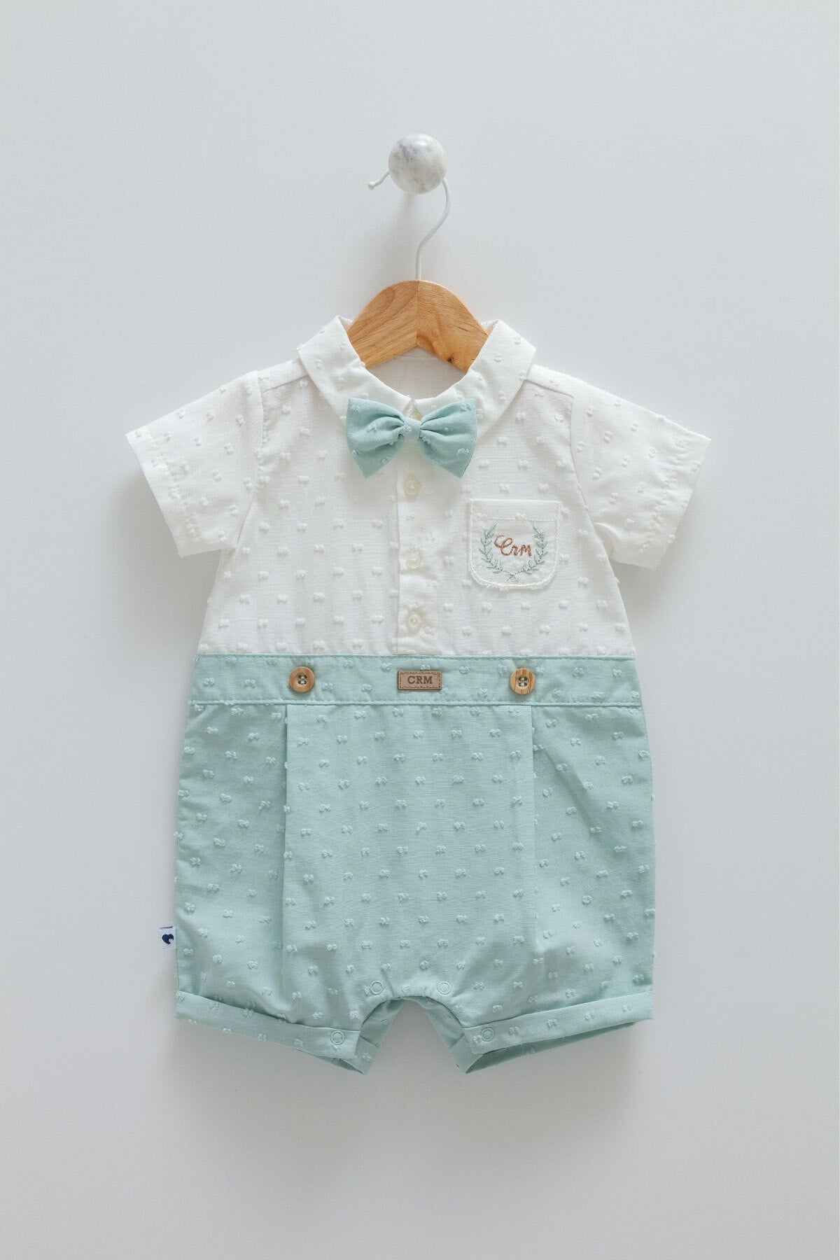 %100 Pamuk Crm Boy Bebek Tulum