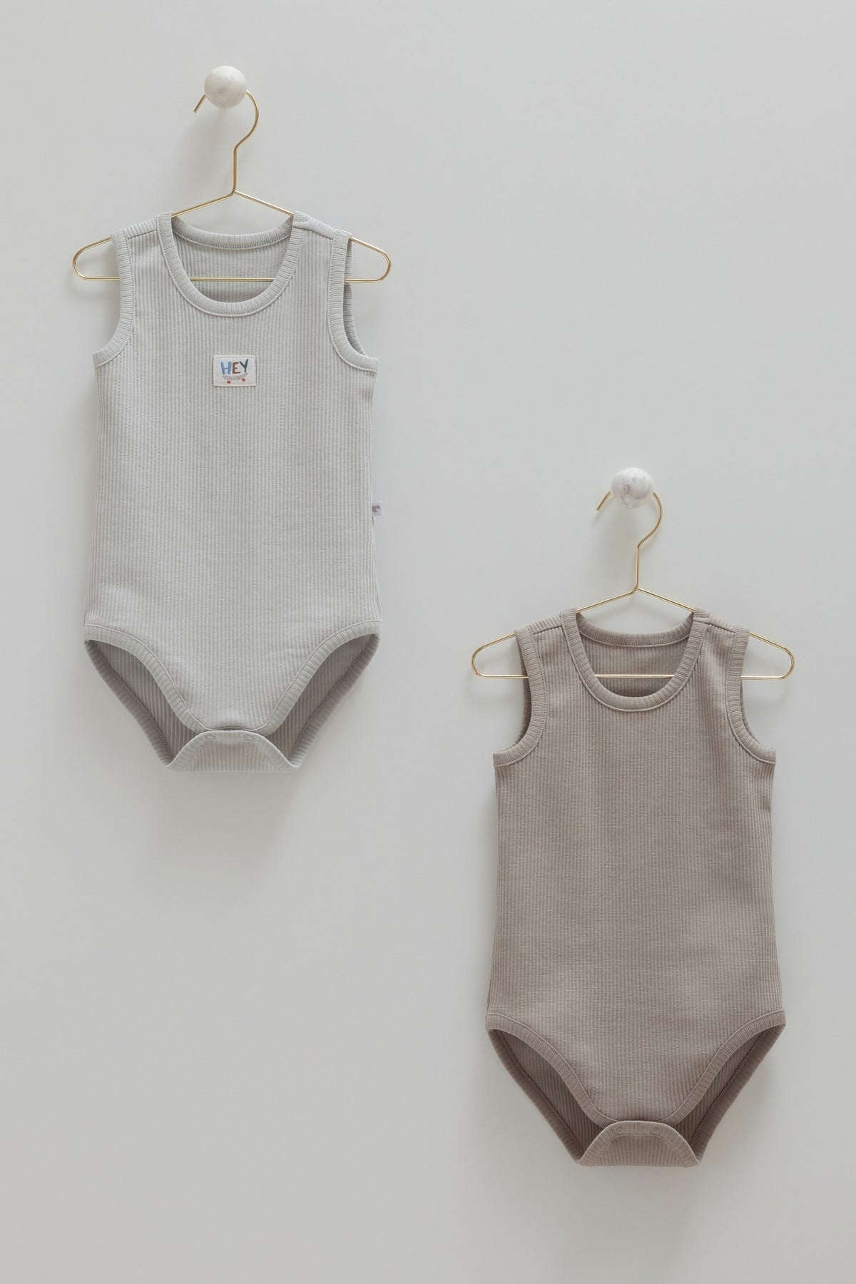 2'li Basic Kaşkorse Erkek Bebek Body Seti