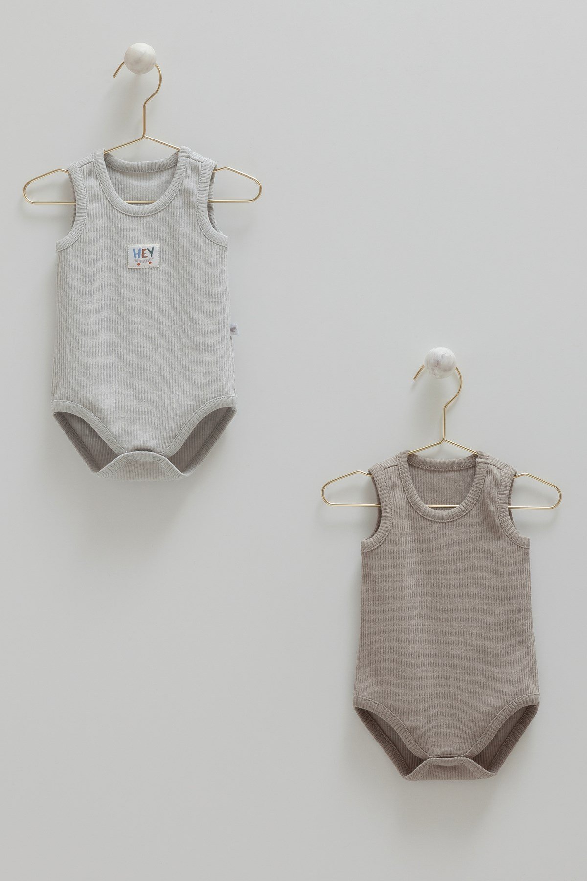 2'li Basic Kaşkorse Erkek Bebek Body Seti