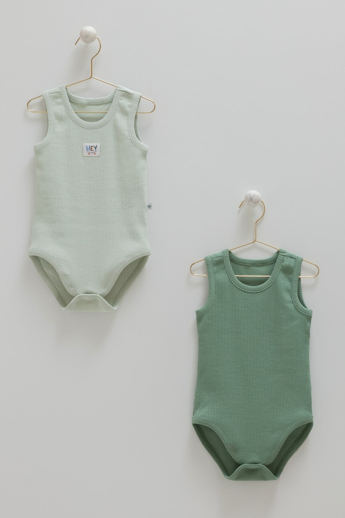 2'li Basic Kaşkorse Erkek Bebek Body Seti