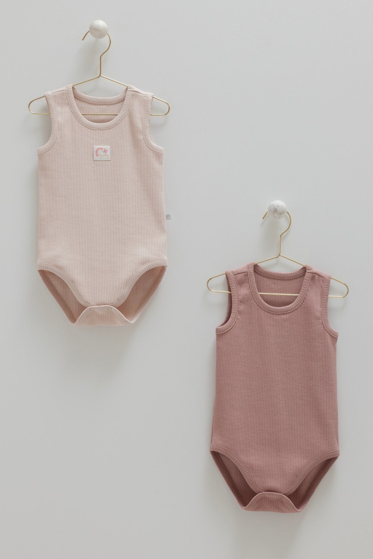 2'li Basic Kaşkorse Kız Bebek Body Seti