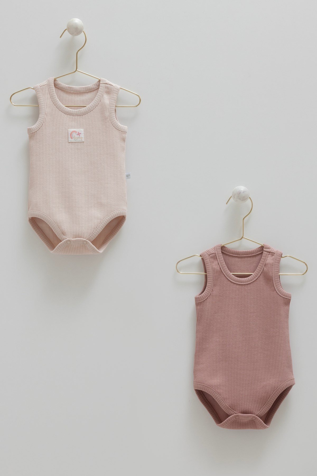 2'li Basic Kaşkorse Kız Bebek Body Seti