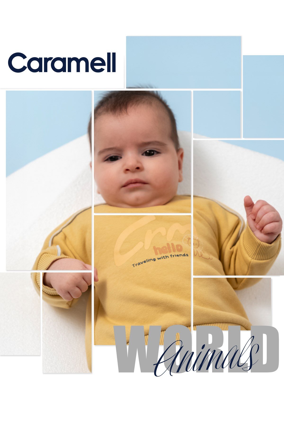 3 İplik Şardonlu Erkek Bebek Takımı Kışlık Sıcak Tutan 2’li Set