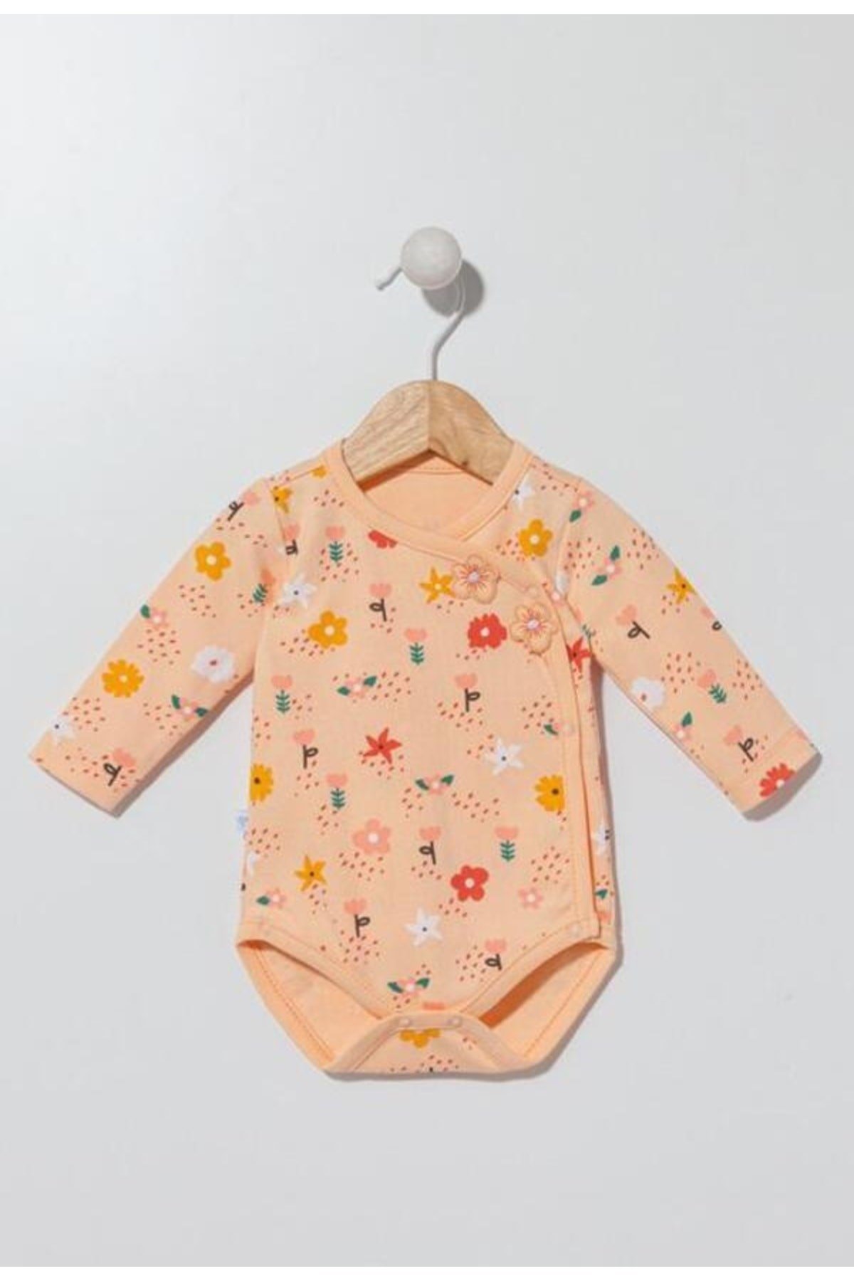 Bebek Body Daisy Tlup Kız Çocuk Çiçek Desenli