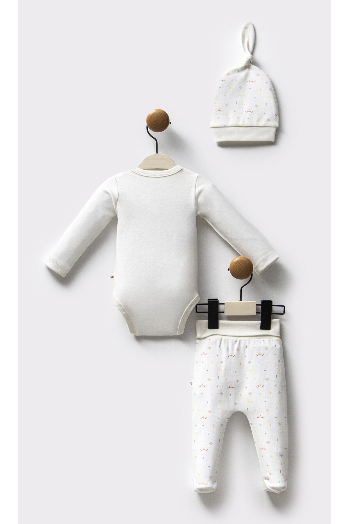ERKEK BEBEK TAKIMI %100 ORGANİK PAMUK (BODY PANTOLON ŞAKPA)