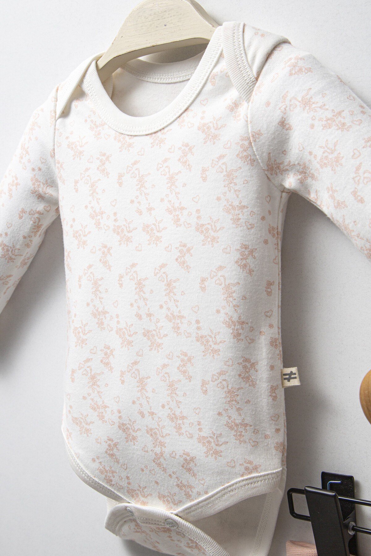 KIZ BEBEK TAKIMI %100 PAMUK 3 LÜ SET BODY PANTOLON ŞAPKA
