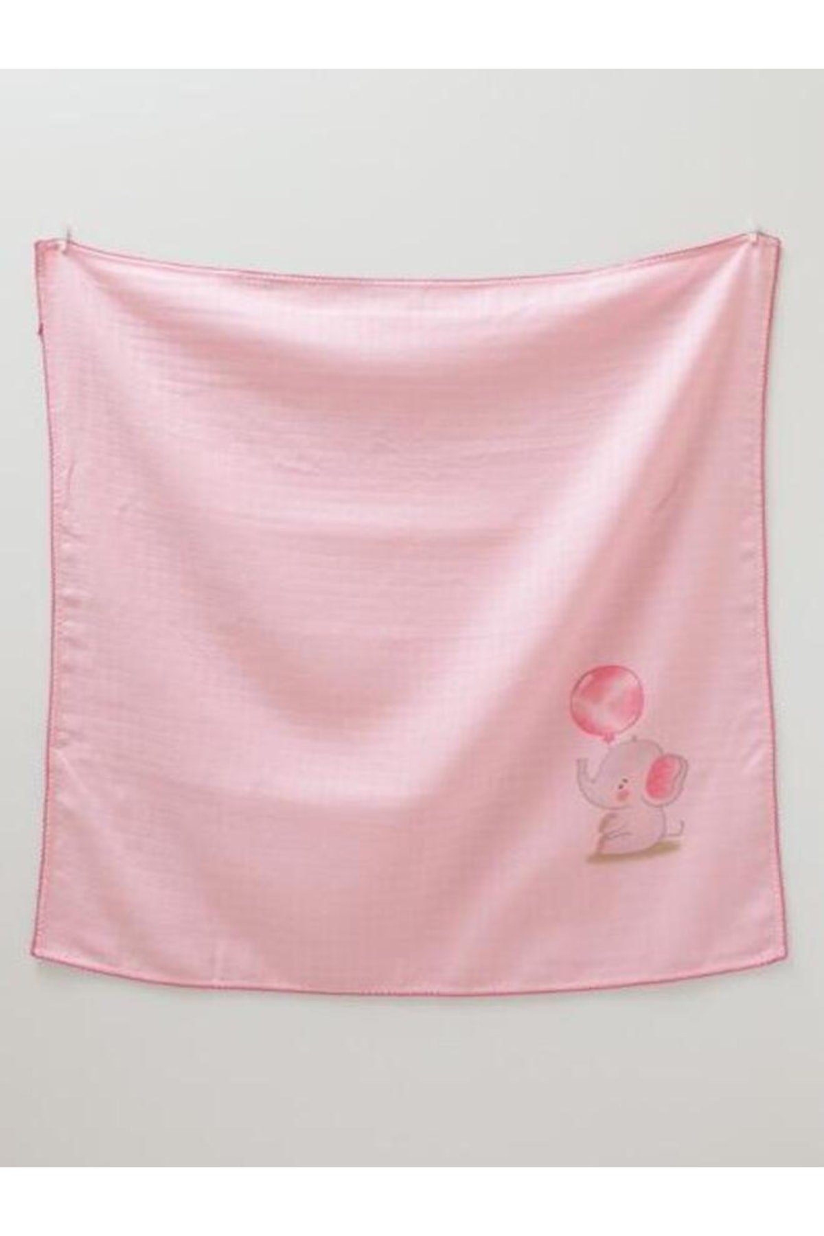 Müslin Bebek Battaniyesi Pembe 80*90 Cm Bebek & Çocuk & Yeni Doğan Müslin Battaniye, Müslin Bez
