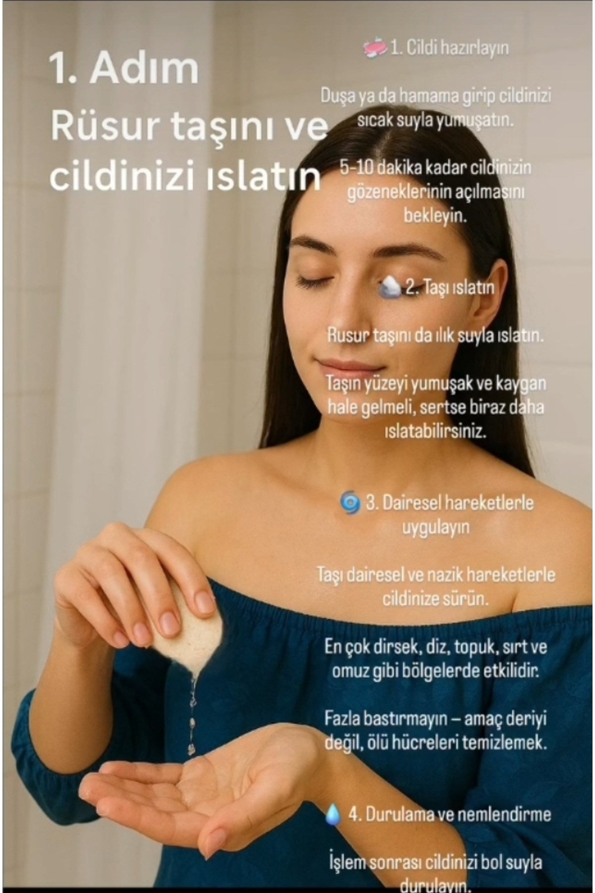 %100 Ruşur Taşı 12 Adet