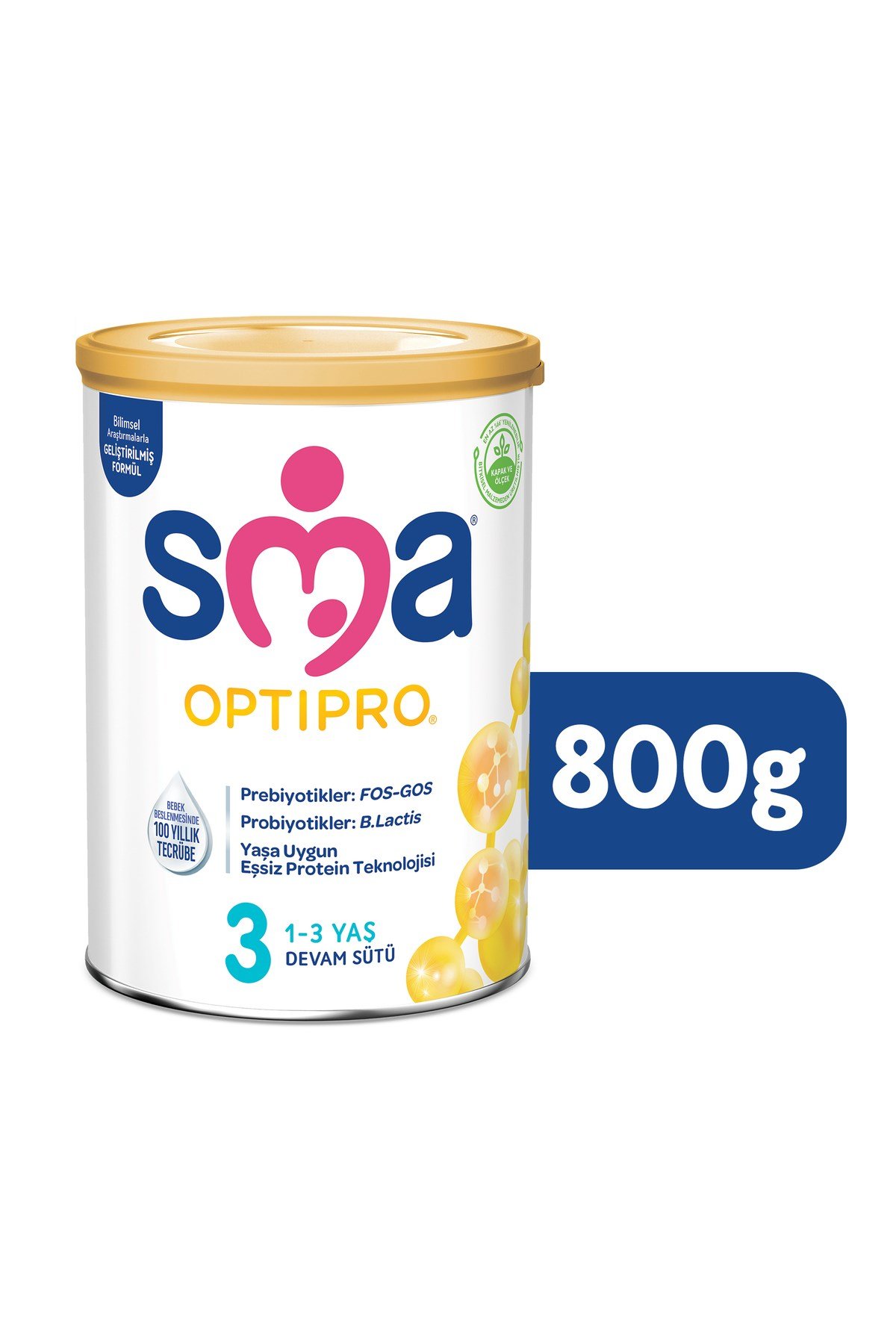 3 Optipro Probiyotik Devam Sütü 800 gr X 3 Adet