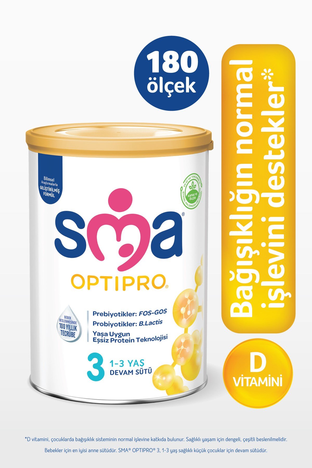 3 Optipro Probiyotik Devam Sütü 800 gr X 3 Adet