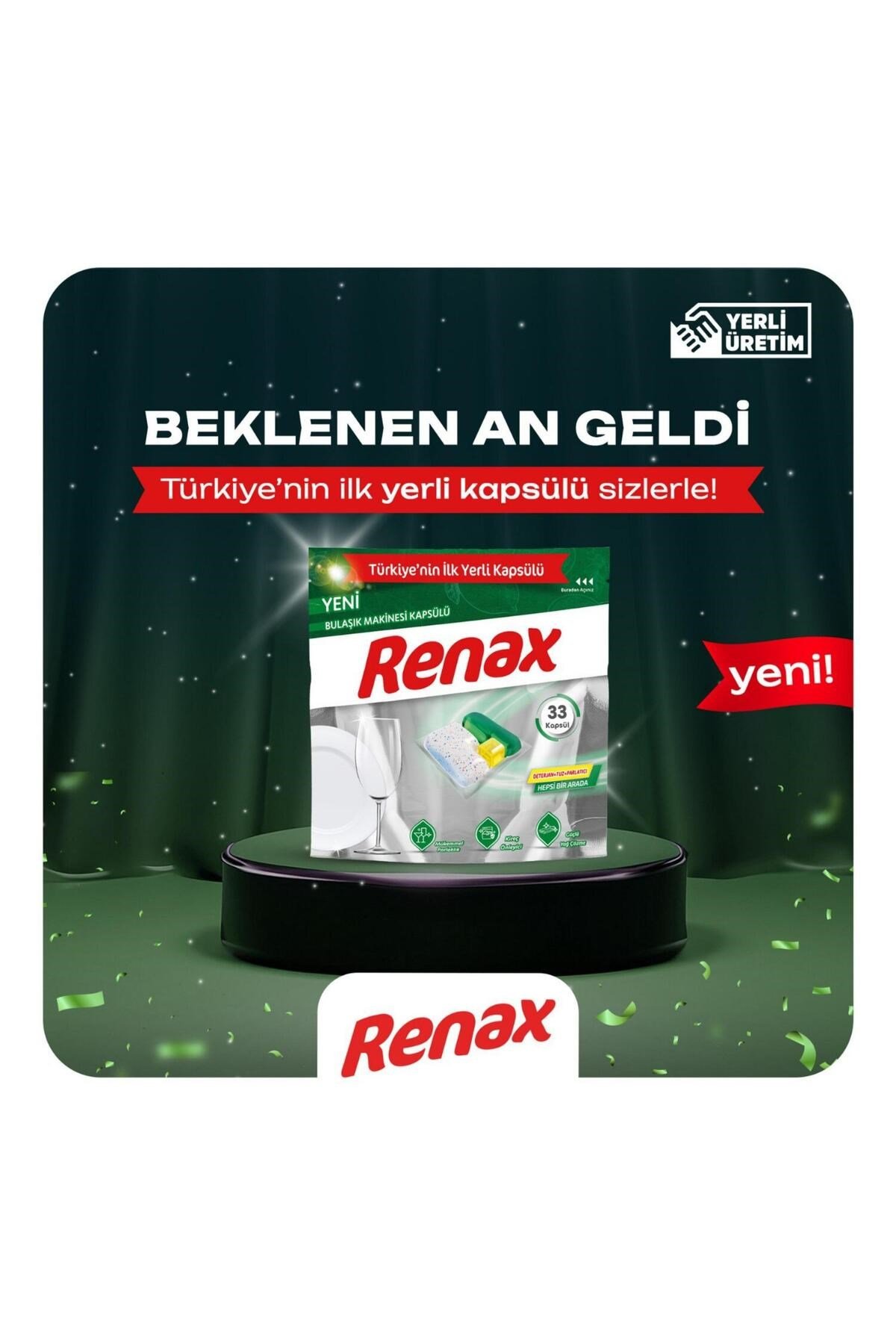 Bulaşık Makinesi Kapsülü Hepsi Bir Arada 44 Lü