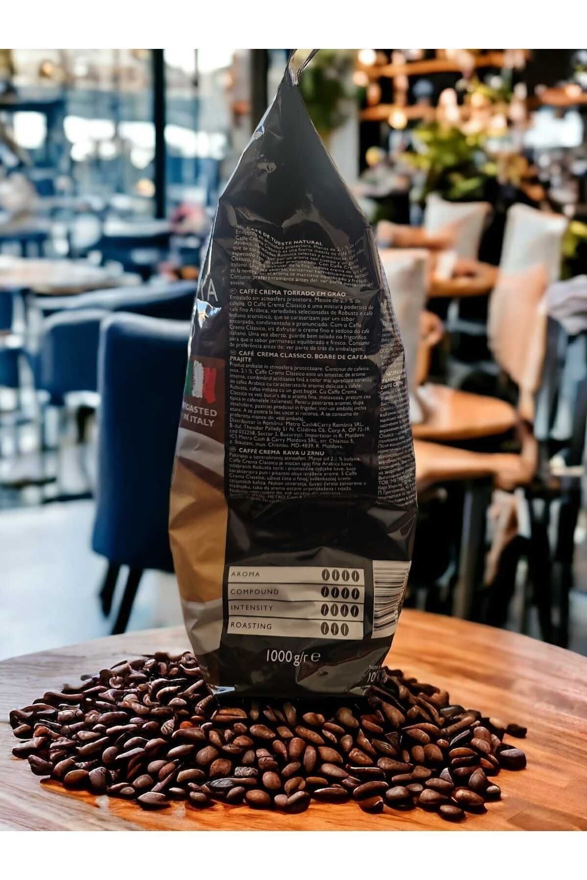 Caffe Crema Classico Çekirdek Kahve 1 Kg