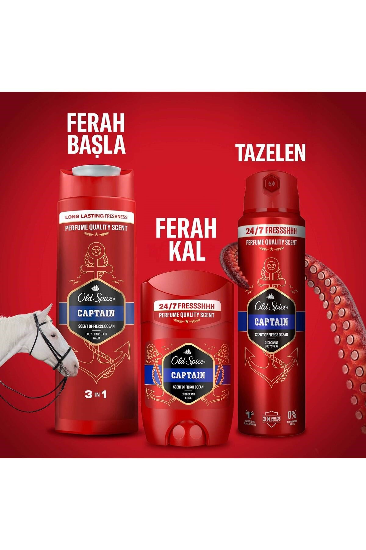 Captain Erkek Deodorant Stick 50 ml