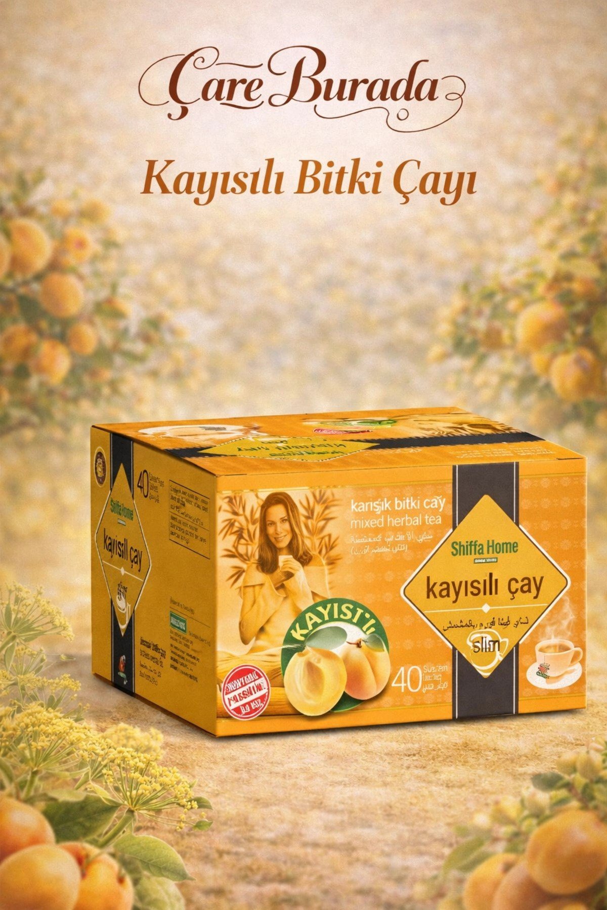 Fitoform Karışık Bitki Çayı Kayısılı Fitaform L-karnitinli Form Çayı