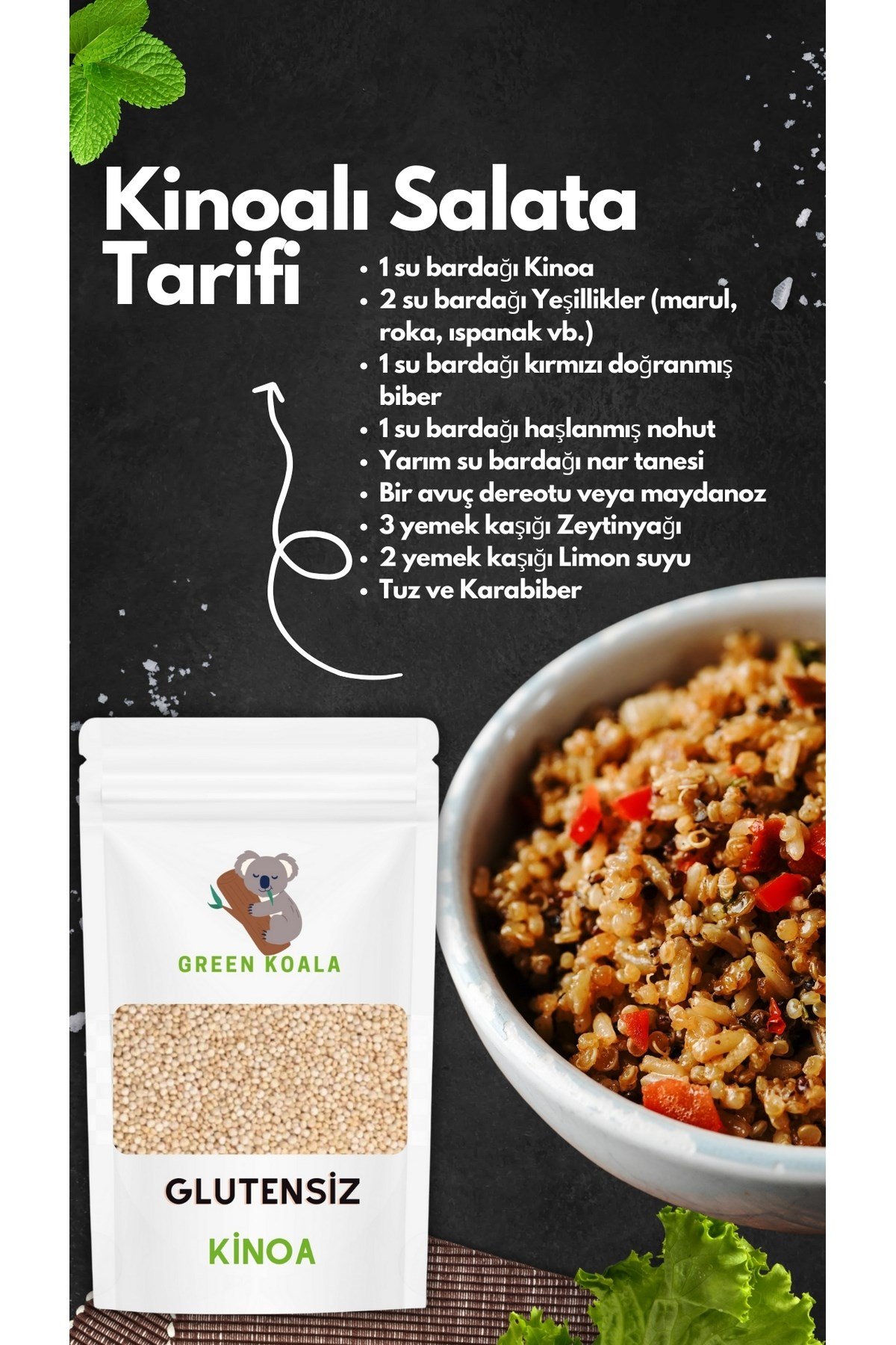 Glutensiz Beyaz Kinoa 250 gr