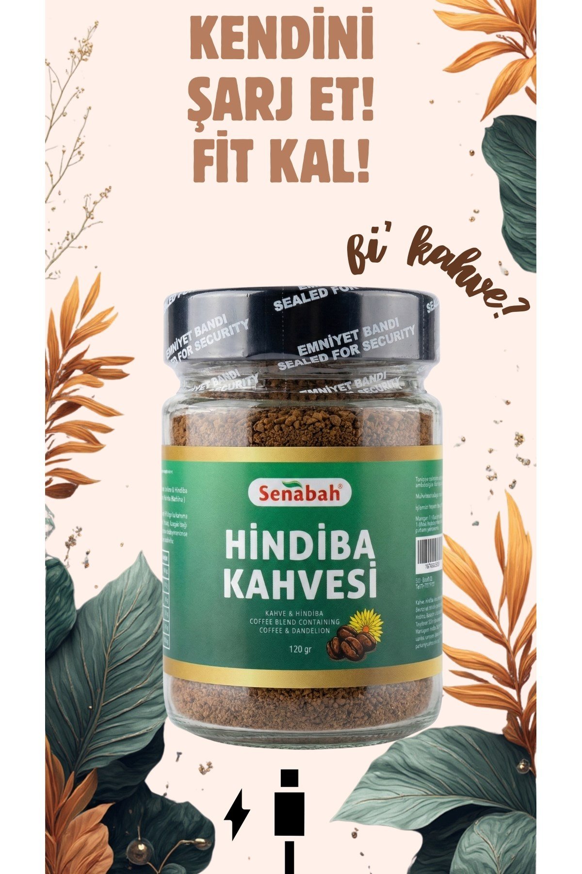 Hindiba Kahvesi Detox 1 Aylık [60 Kullanım] 120gr