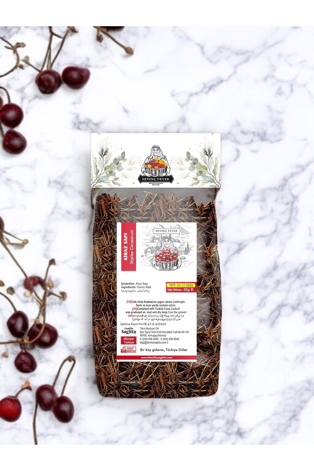 Kiraz Sapı, Kiraz Sapı Çayı, Cherry Stalk, Cerasus Avium 50g