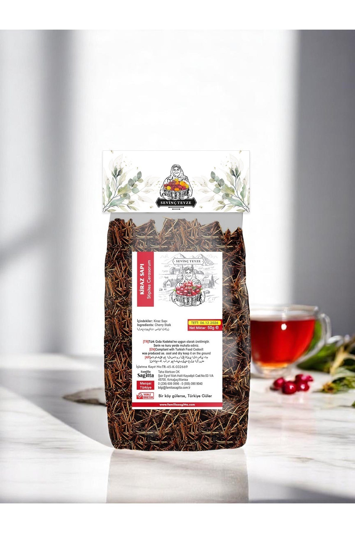 Kiraz Sapı, Kiraz Sapı Çayı, Cherry Stalk, Cerasus Avium 50g