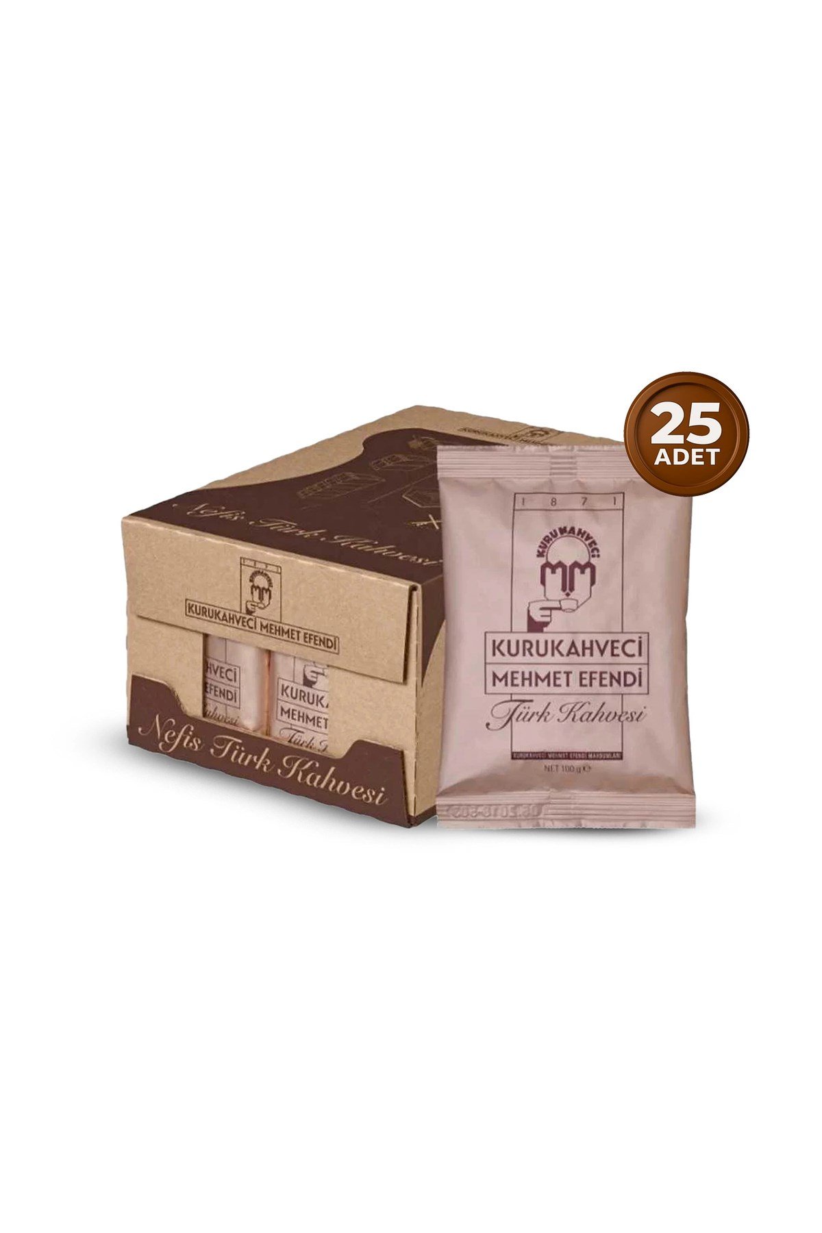 Kurukahveci Türk Kahvesi 100 gr 25'li