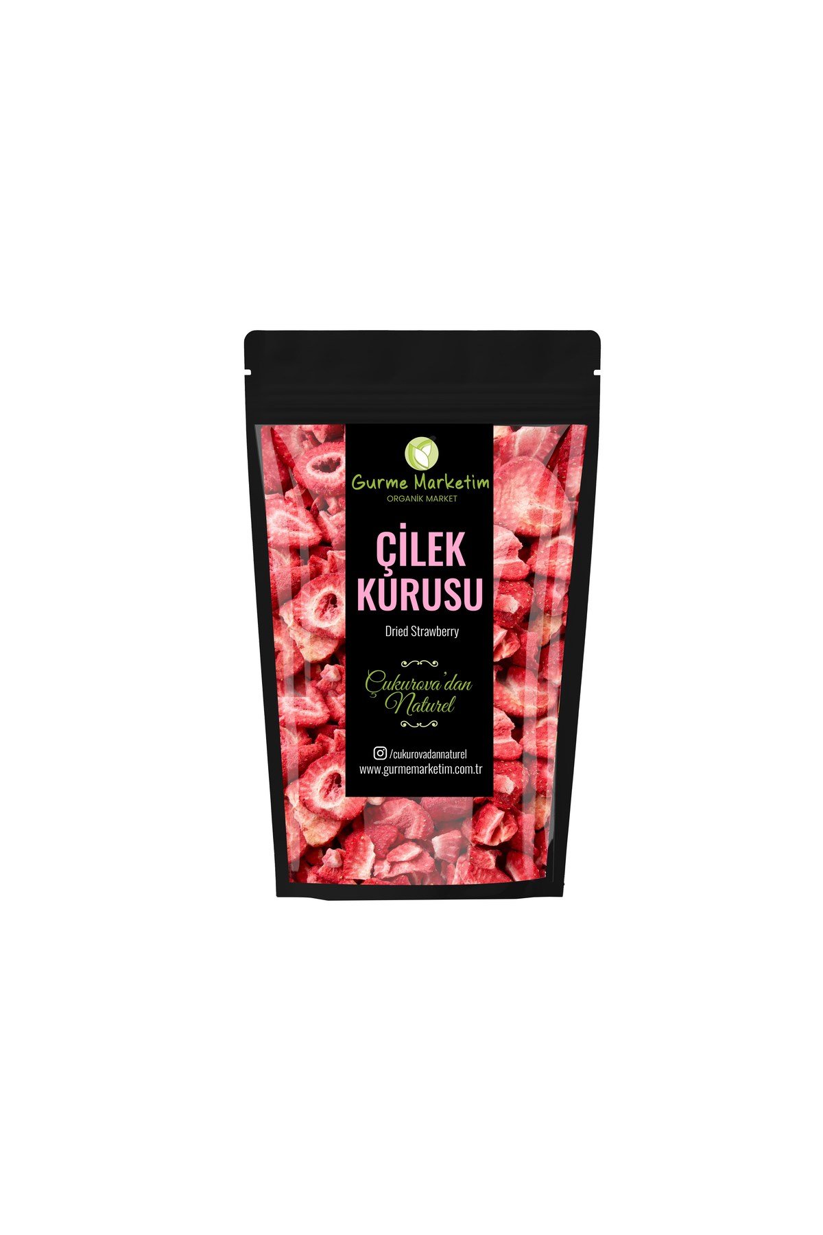 Kurutulmuş Çilek Doğal Deluxe Yeni Mahsül 100 Gr