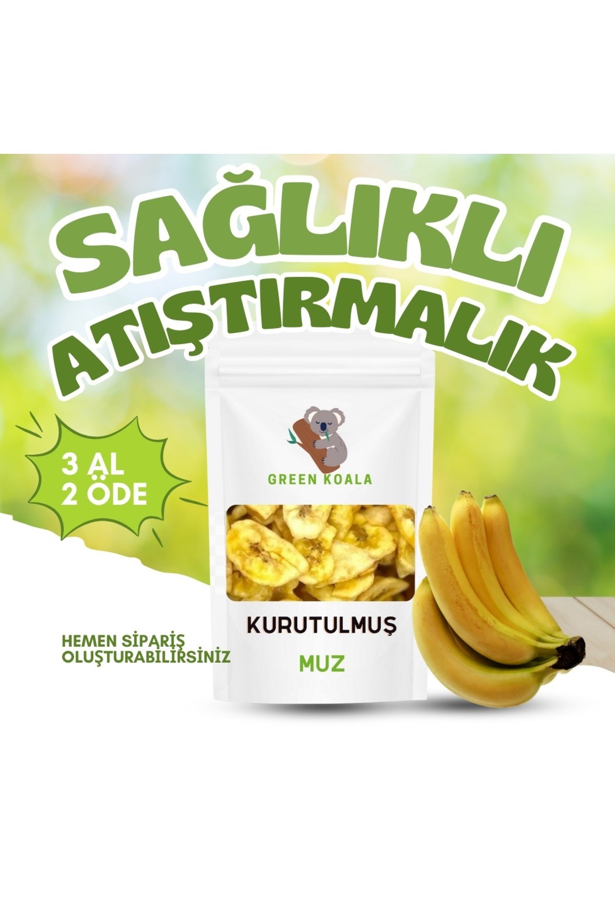 Kurutulmuş Muz Deluxe 100 gr