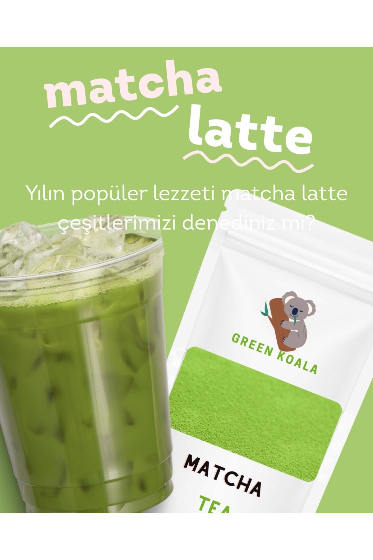Matcha Çayı Sade Matcha Tea 100 gr