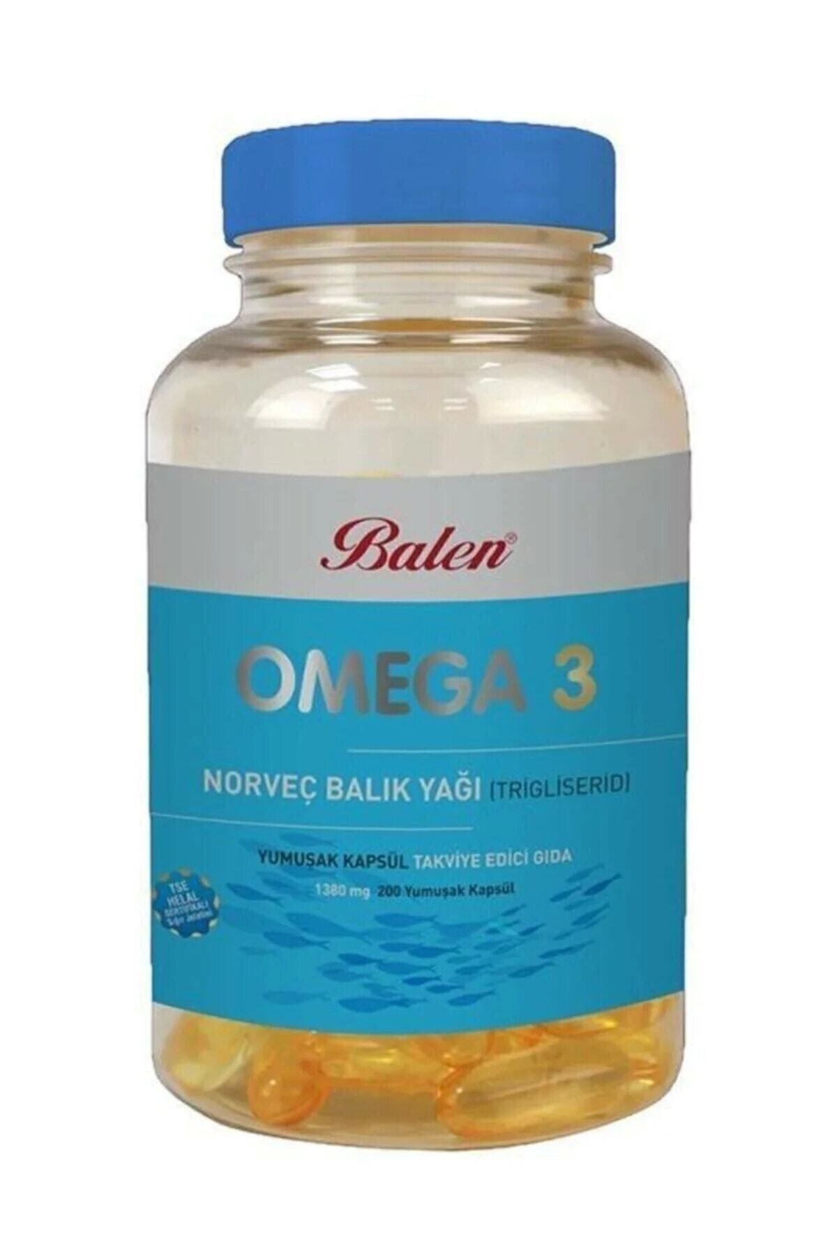 Omega 3 Norveç Balık Yağı Bl Yumuşak Kapsül 1380 Mg 200 Kapsül