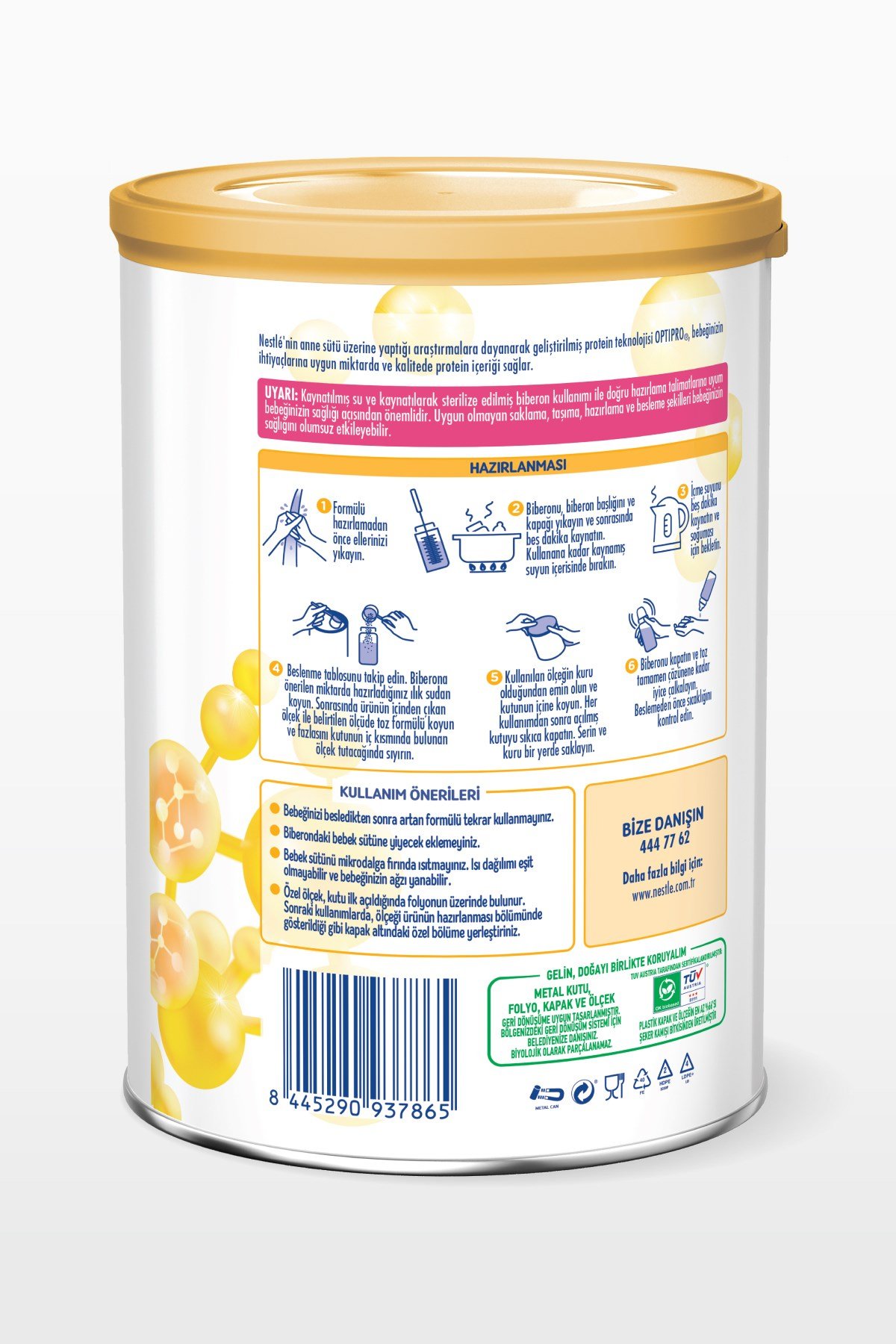 Optipro Bebek Sütü 1 Numara 800 gr X 3 Adet