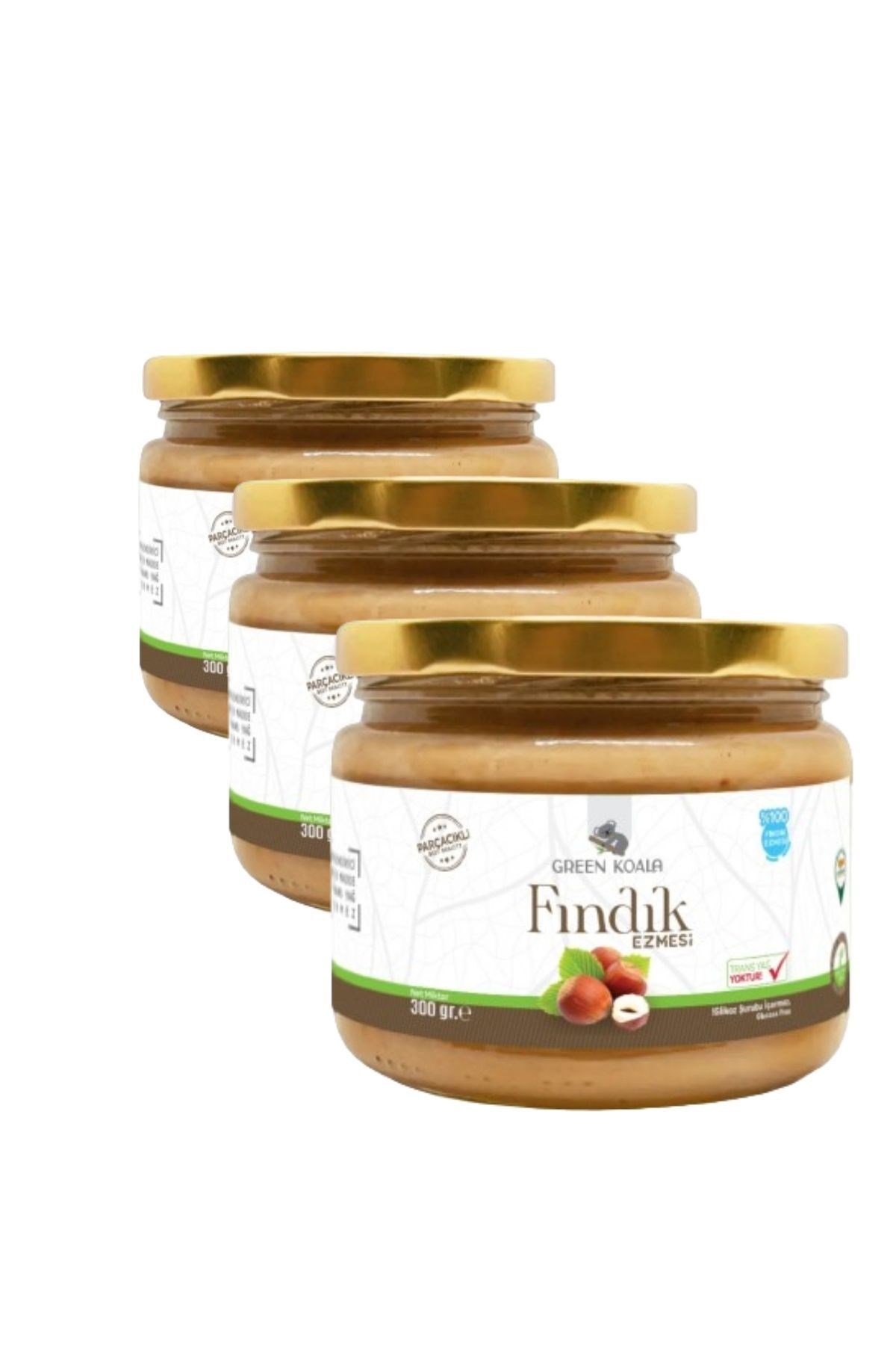 Parçacıklı Fındık Ezmesi 300 gr 3 adet