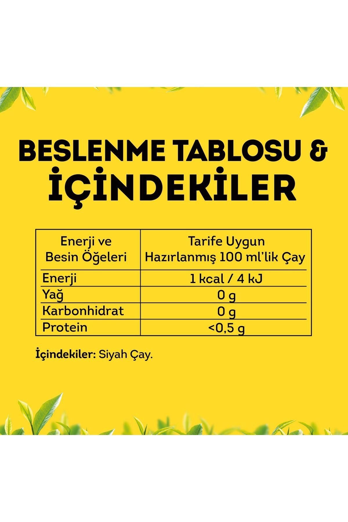 Yellow Label Dökme Çay 1000 Gr x 4 ADET = 4 KG Dökme Çay