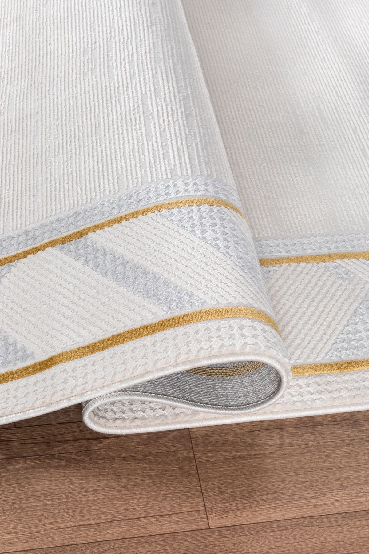 BEVEL Saçaklı Modern Dokuma Halı, Yüksek Kalite Oturma Odası, Salon,Mutfak Halısı