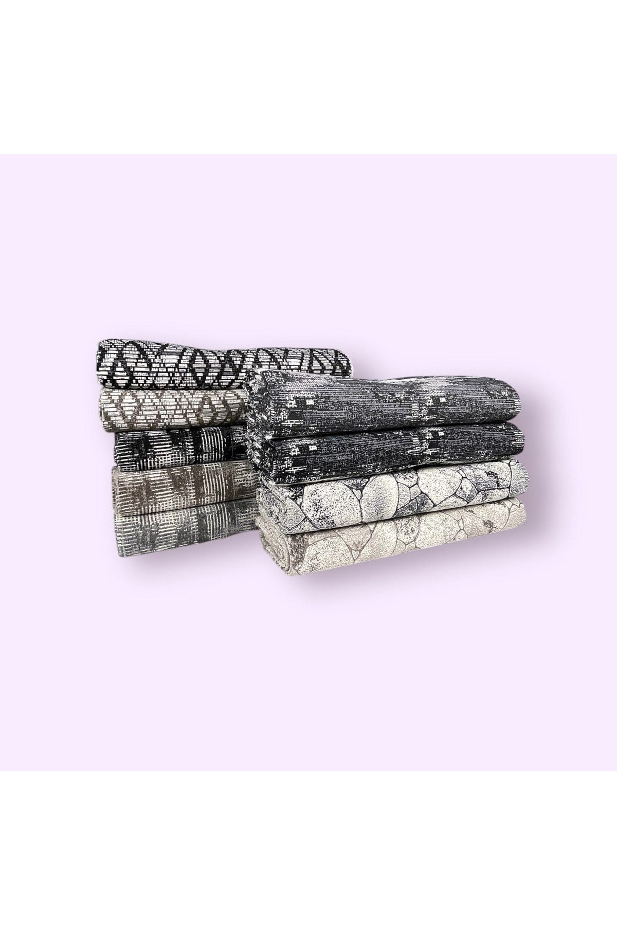Modern Pamuklu Halı Örtüsü Savan 6m2 Dokuma 200x300 Lastiksiz