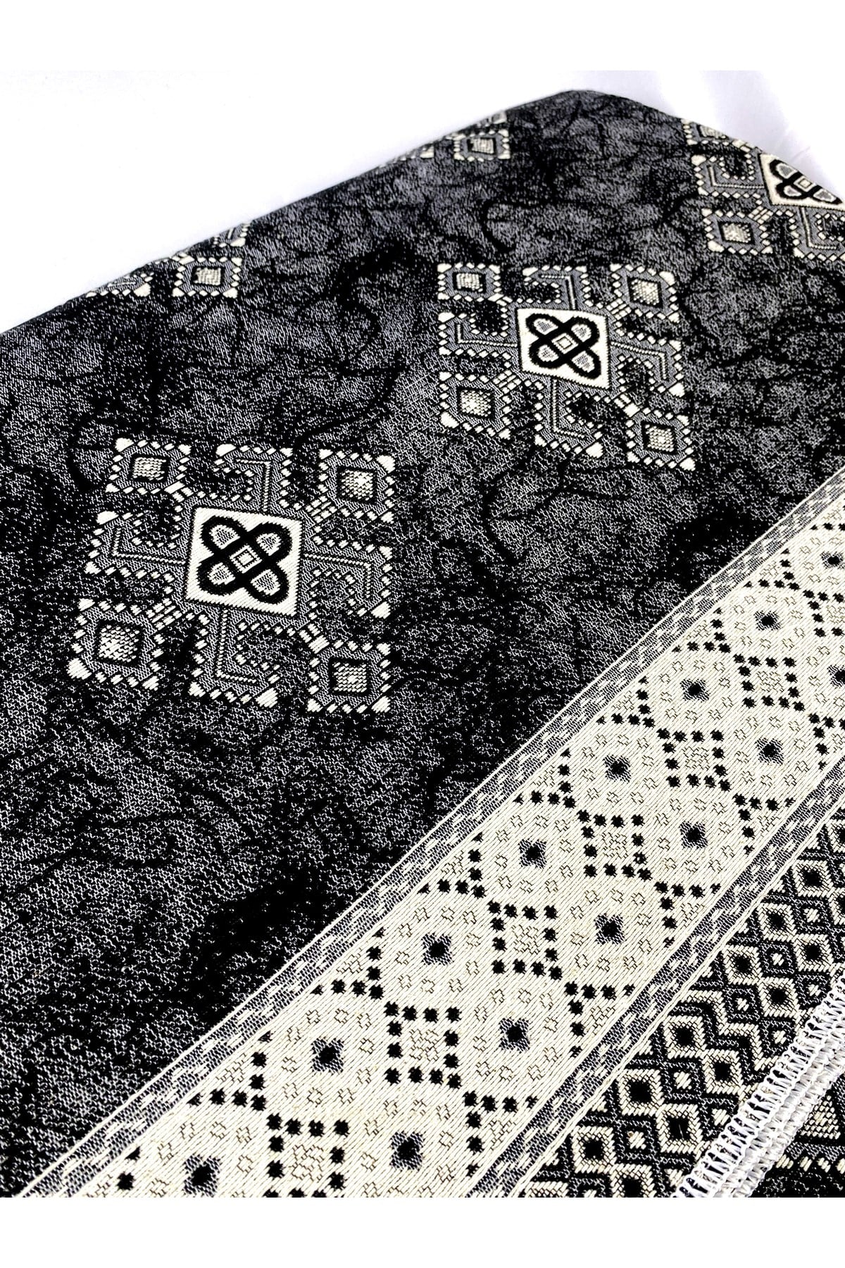 Modern Pamuklu Halı Örtüsü Savan 6m2 Dokuma 200x300 Lastiksiz