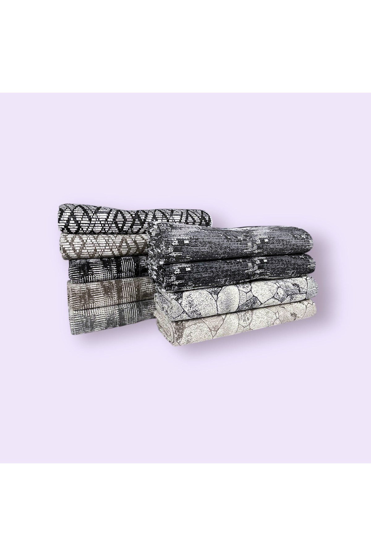 Modern Pamuklu Halı Örtüsü Savan 6m2 Dokuma 200x300 Lastiksiz