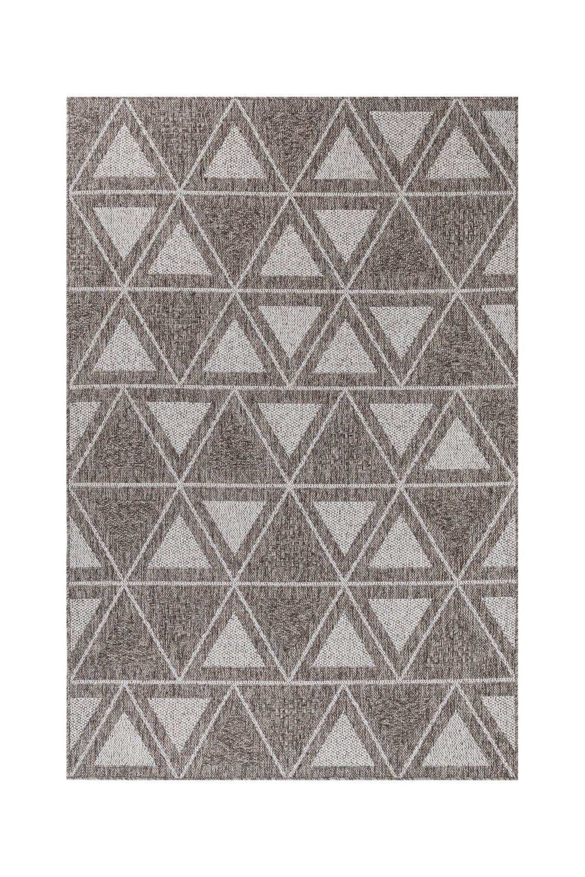 Notre Premium Kalite Kaymaz Tabanlı Doğal Yıkanabilir Kilim Oturma Odası Balkon Bahçe Mutfak Kilim