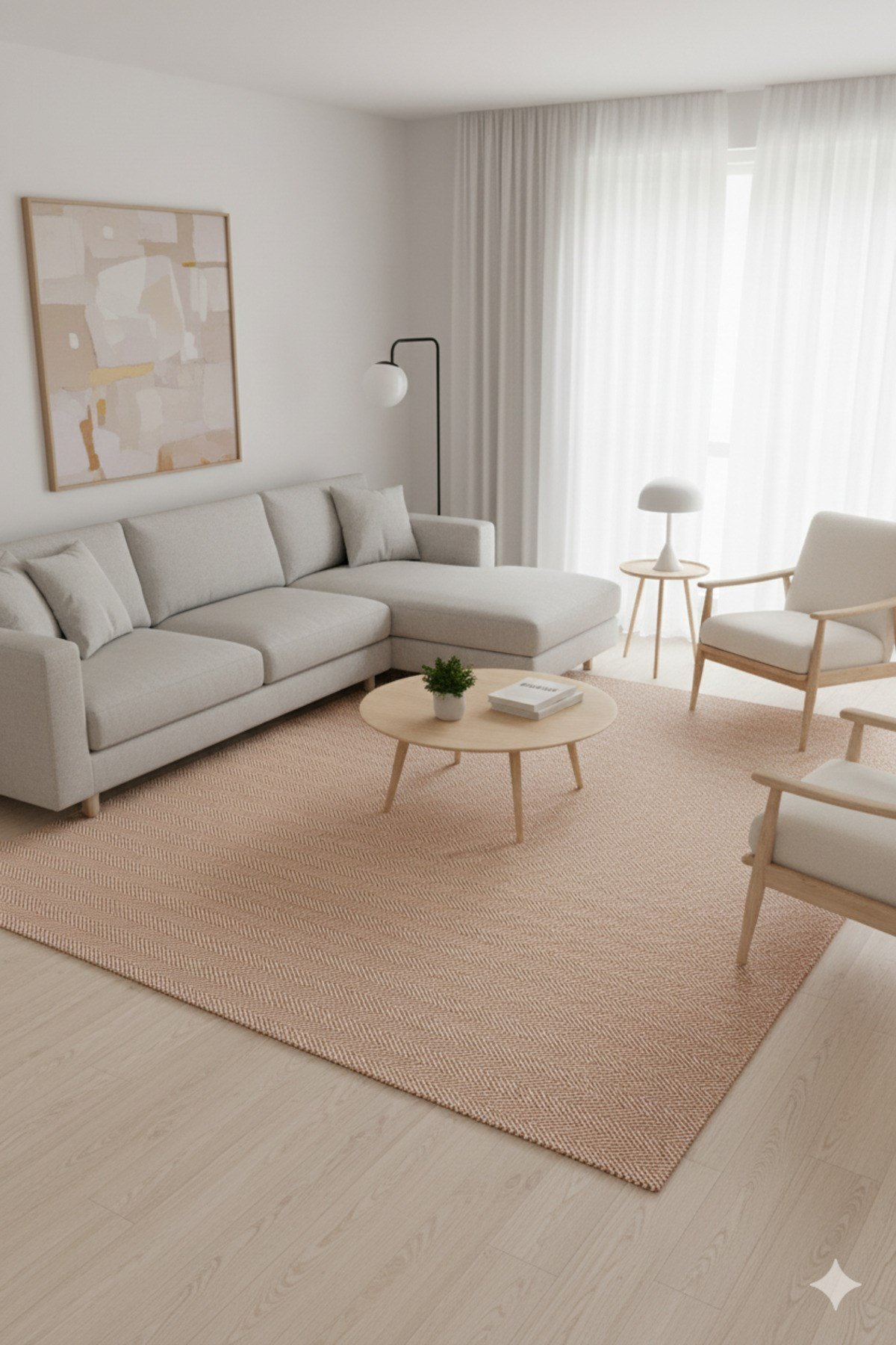 SİSALYA Modern Sisal Jüt Dokuma Kilim Hasır Yıkanabilir Halı Düz Jut